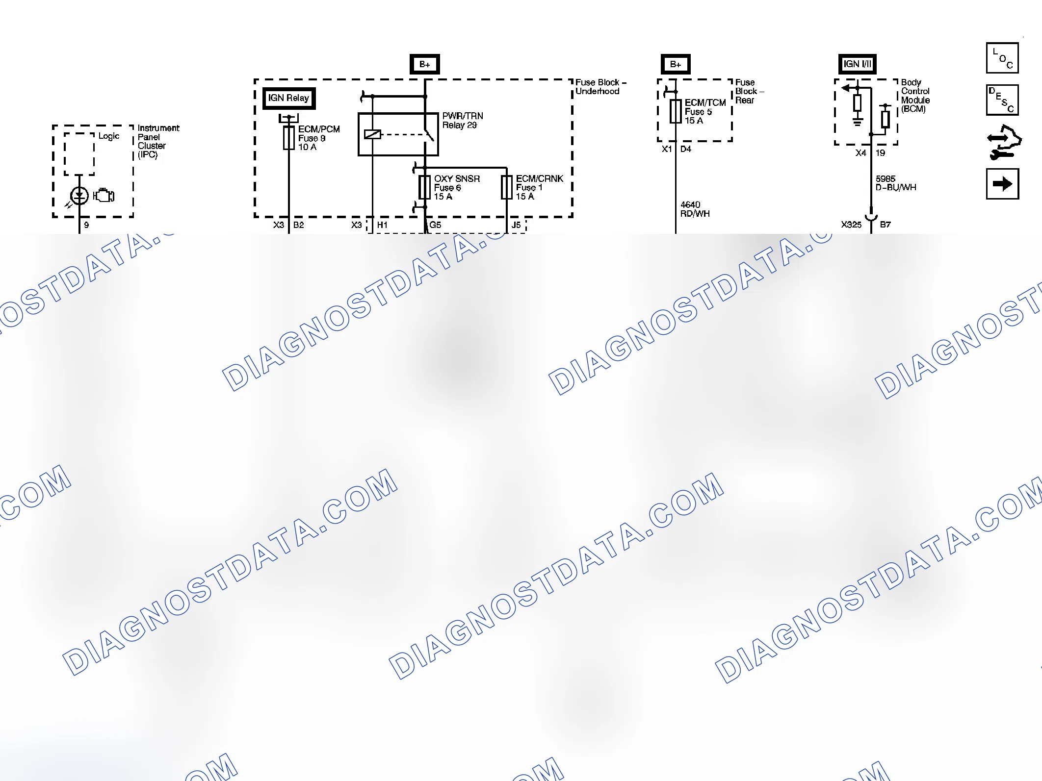Scheme 2: Engine Controls Schematics