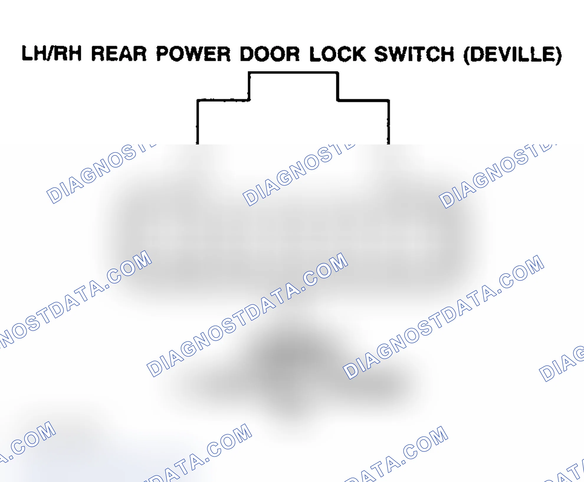 Scheme 190: POWER DOOR LOCK SWITCH (REAR) - LEFT & RIGHT-HAND (DEVILLE)