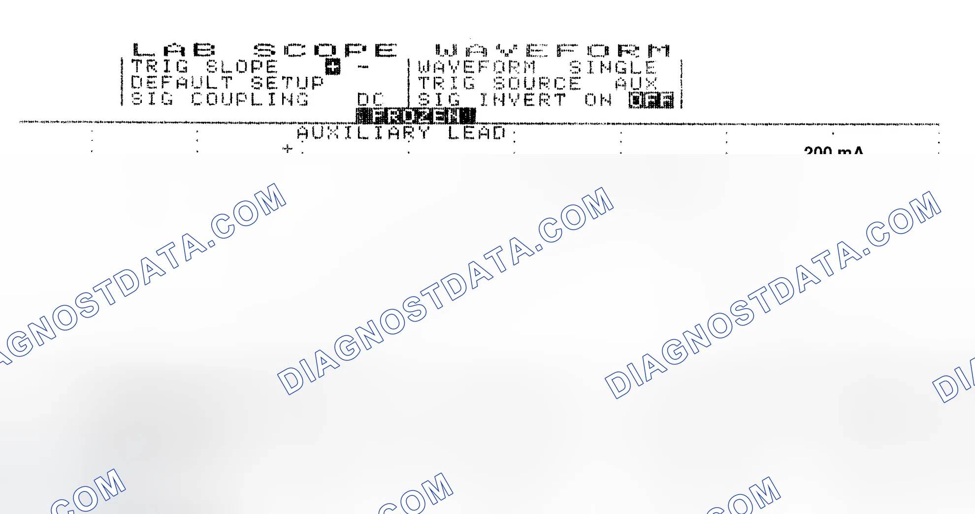 Scheme 13: Single Injector w/Normal Current Flow - Current Pattern