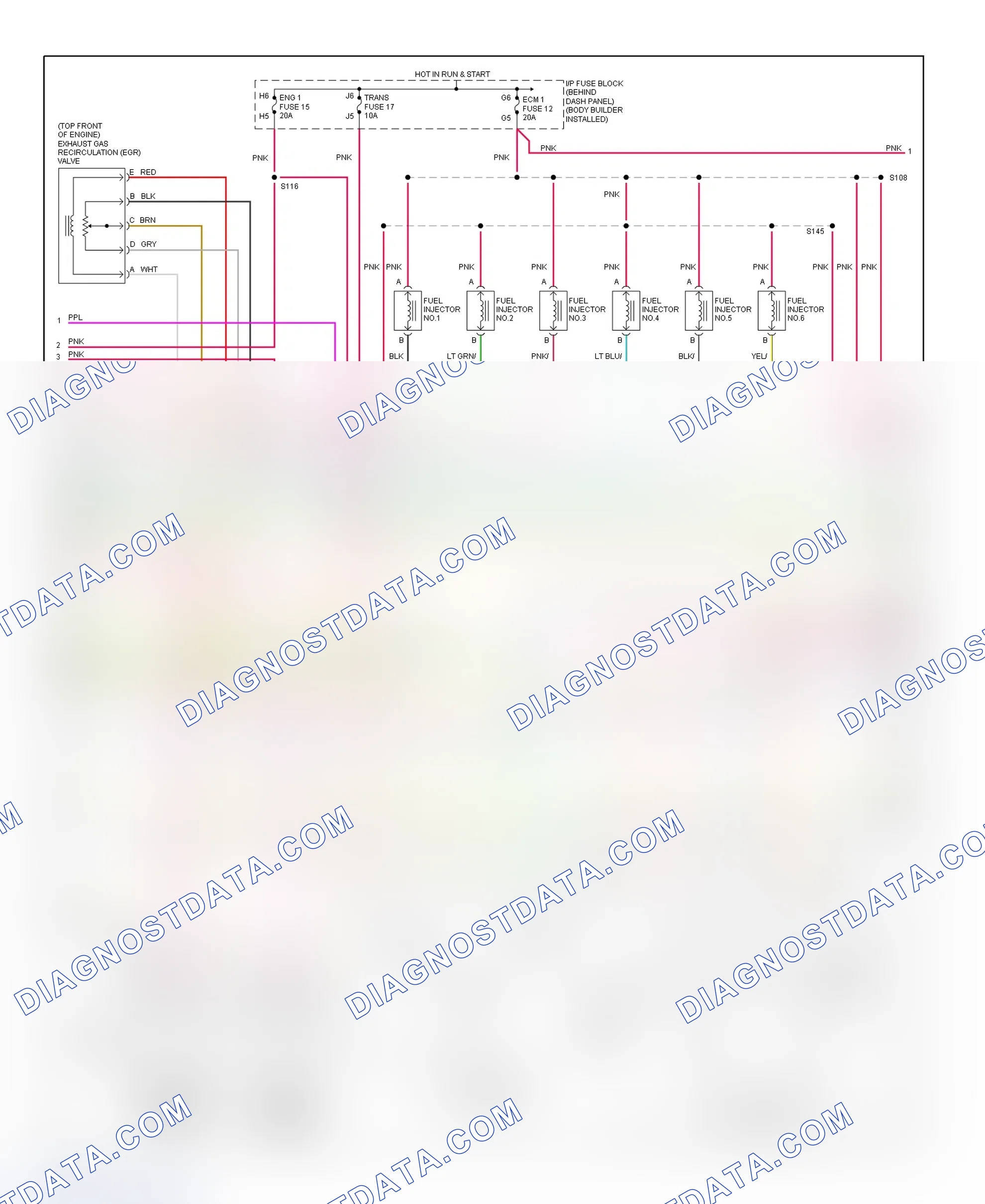 Scheme 88: PCM Wiring Diagram (Forward Control - Commercial Chassis - 4.3L - 2 Of 4)