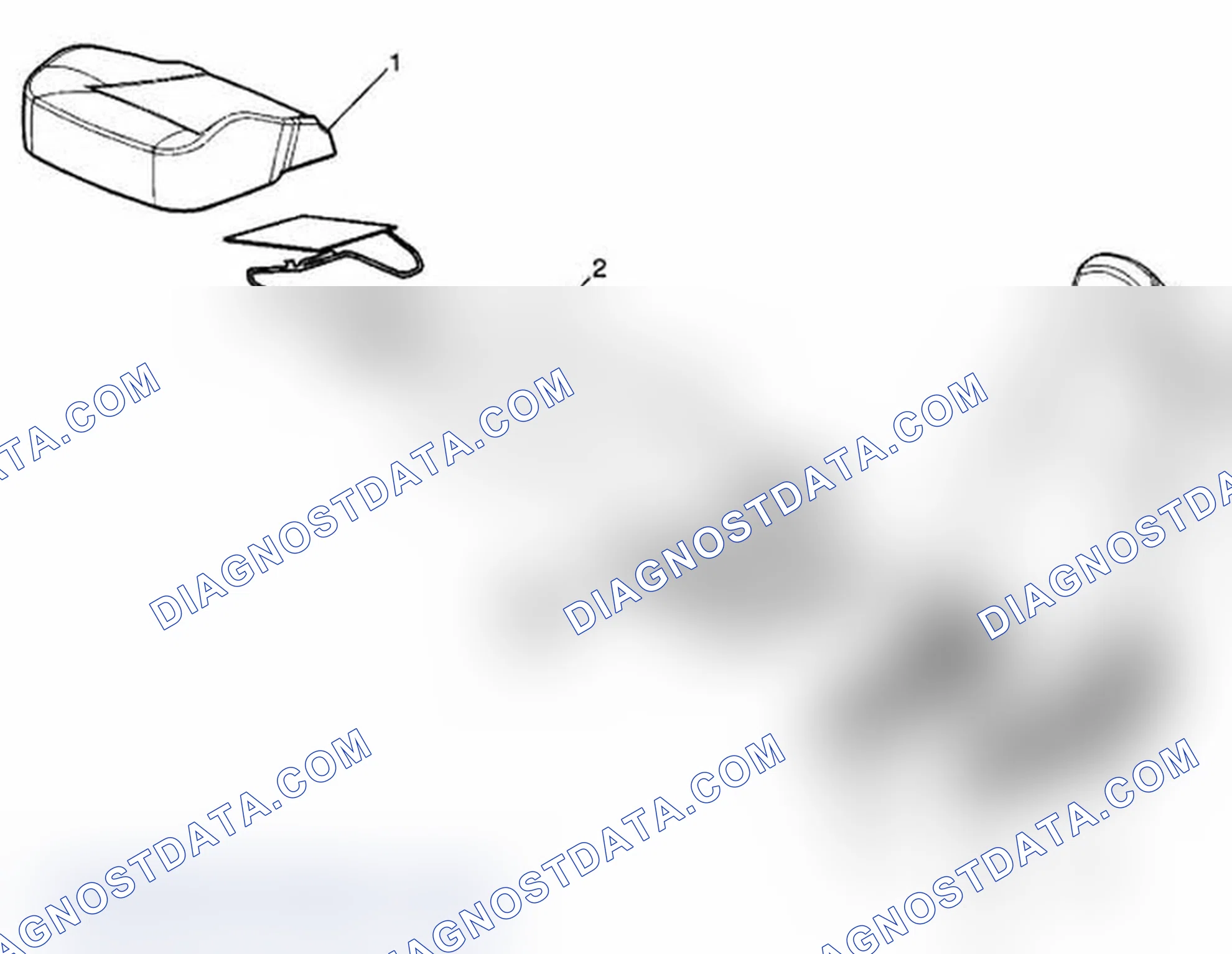 Scheme 10: Seat Cushion Cover and Pad Replacement - Front