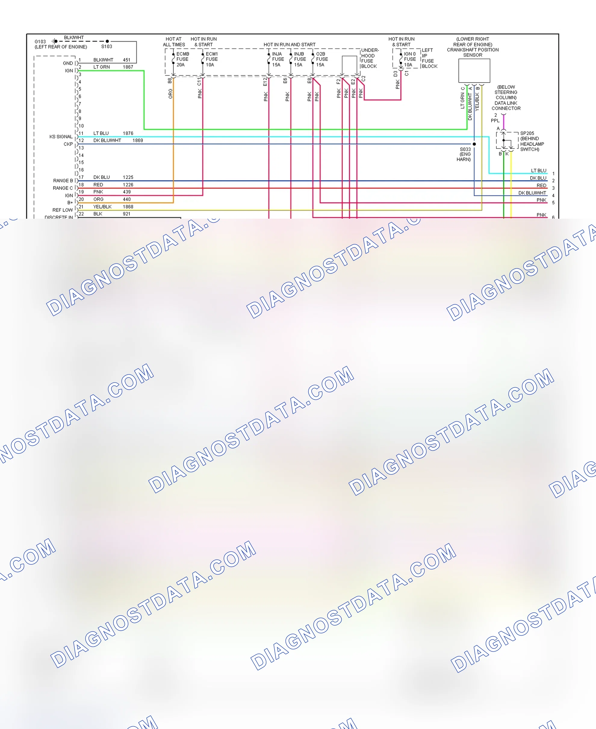 Scheme 38: PCM Wiring Diagram (Sierra & Silverado - 6.0L CNG - 1 Of 8)