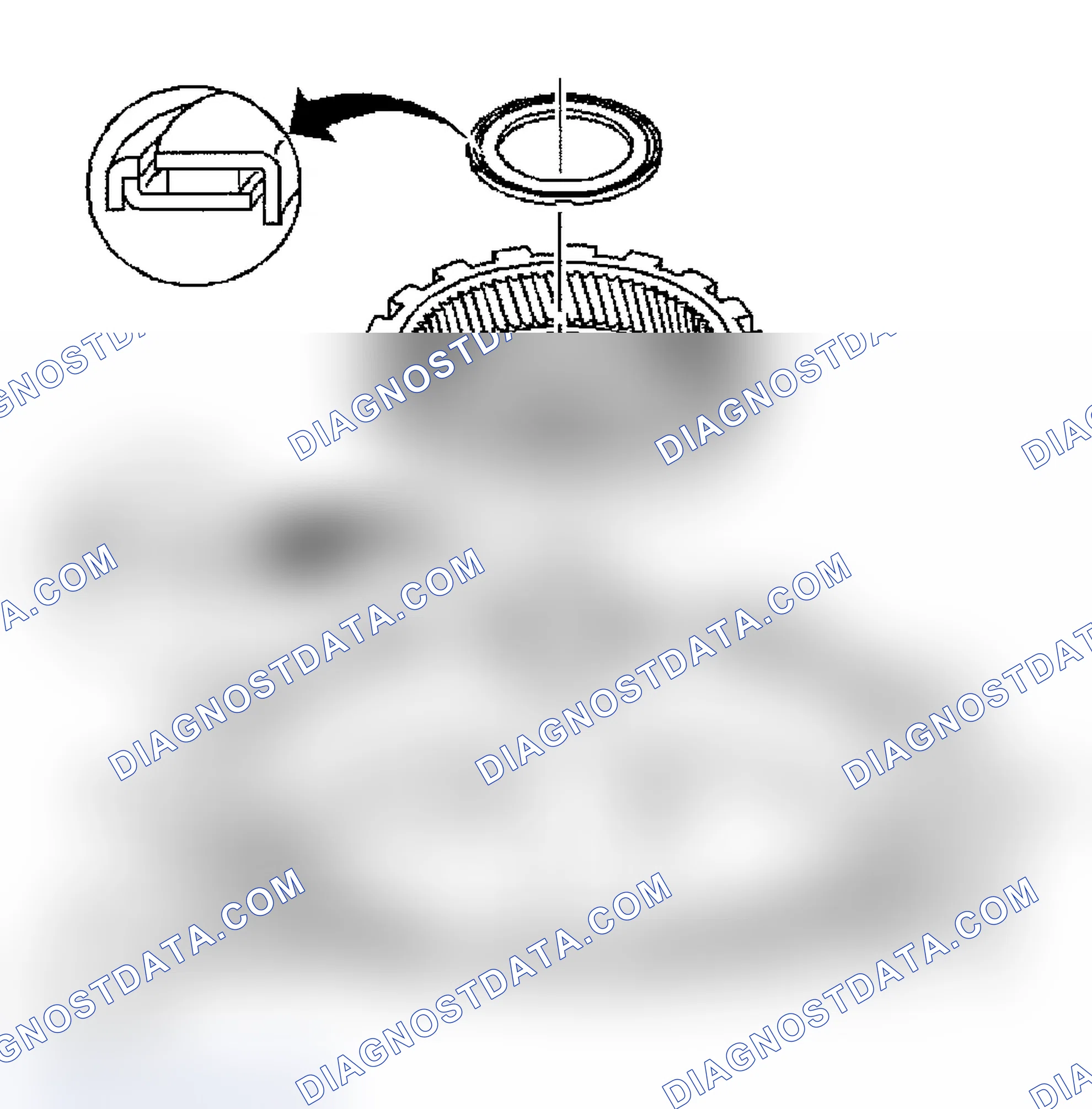 Scheme 290: Removing/Installing Internal Reaction Gear & Thrust Bearing