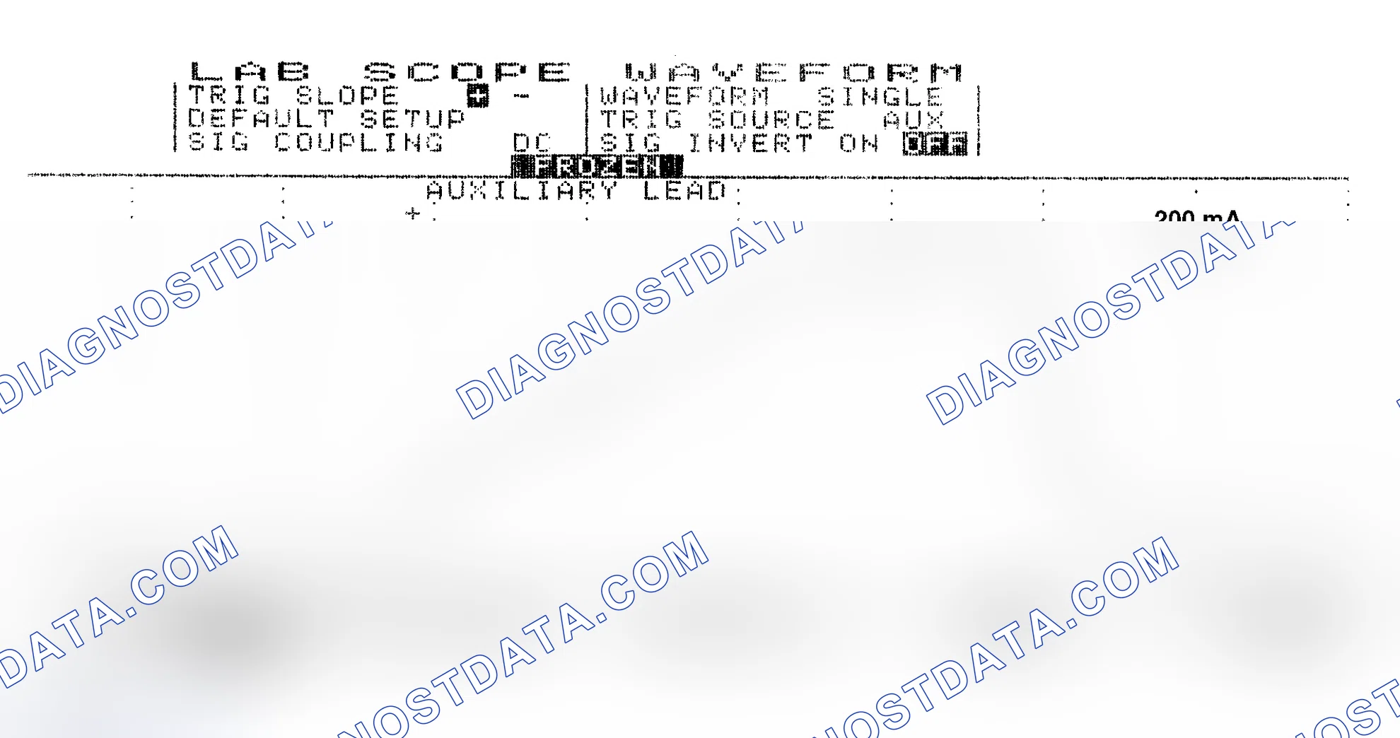 Scheme 13: Single Injector w/Normal Current Flow - Current Pattern