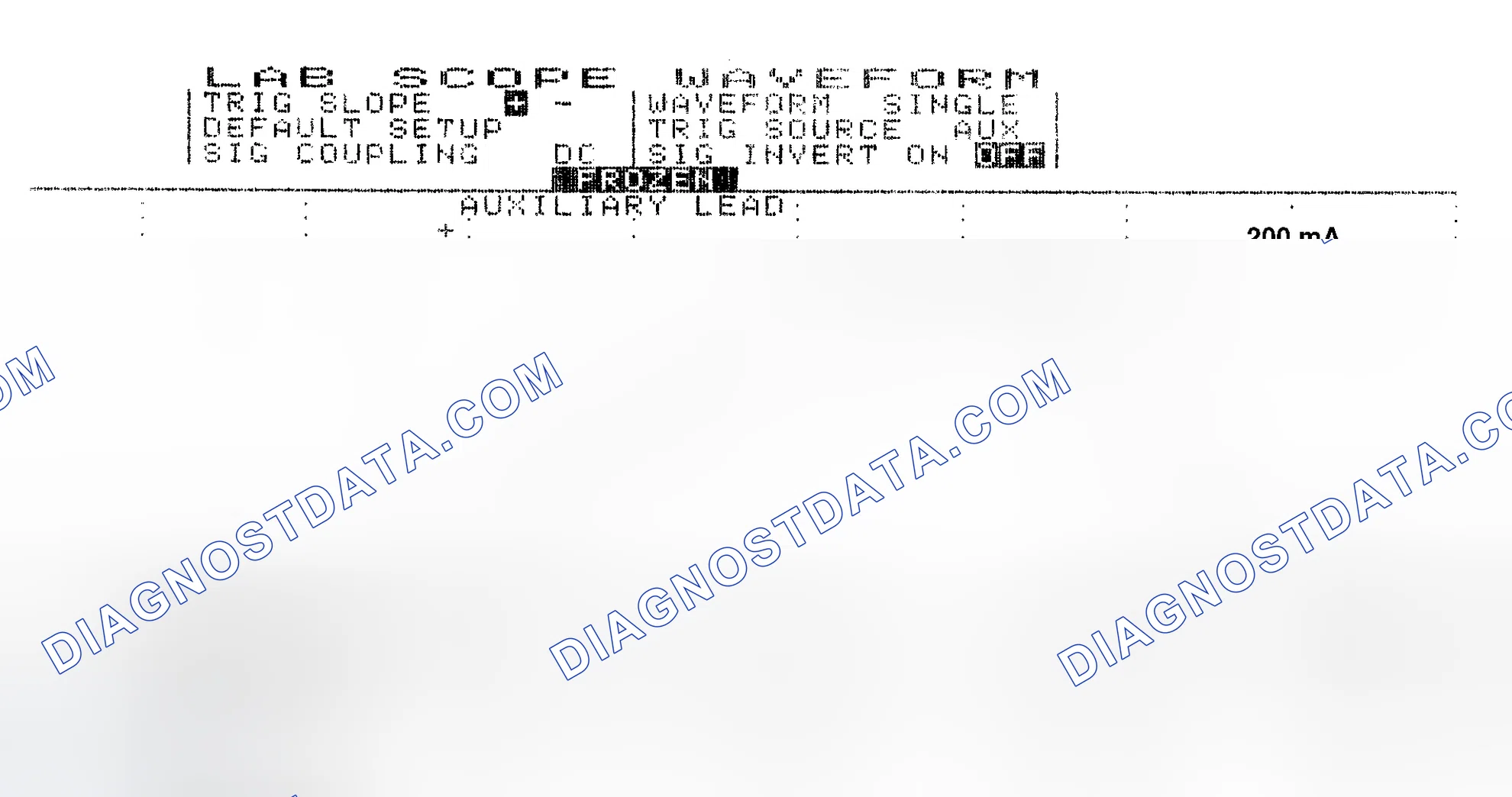 Scheme 13: Single Injector w/Normal Current Flow - Current Pattern