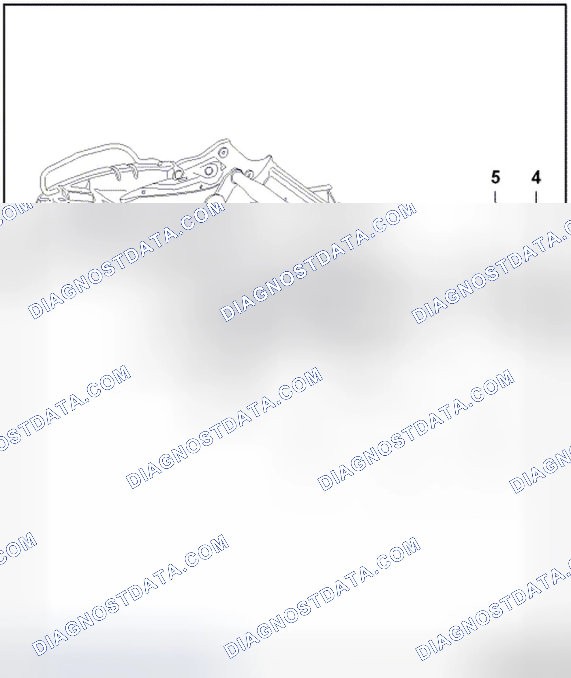 Scheme 61: BRACKET AND SUPPORT, POWER SEAT
