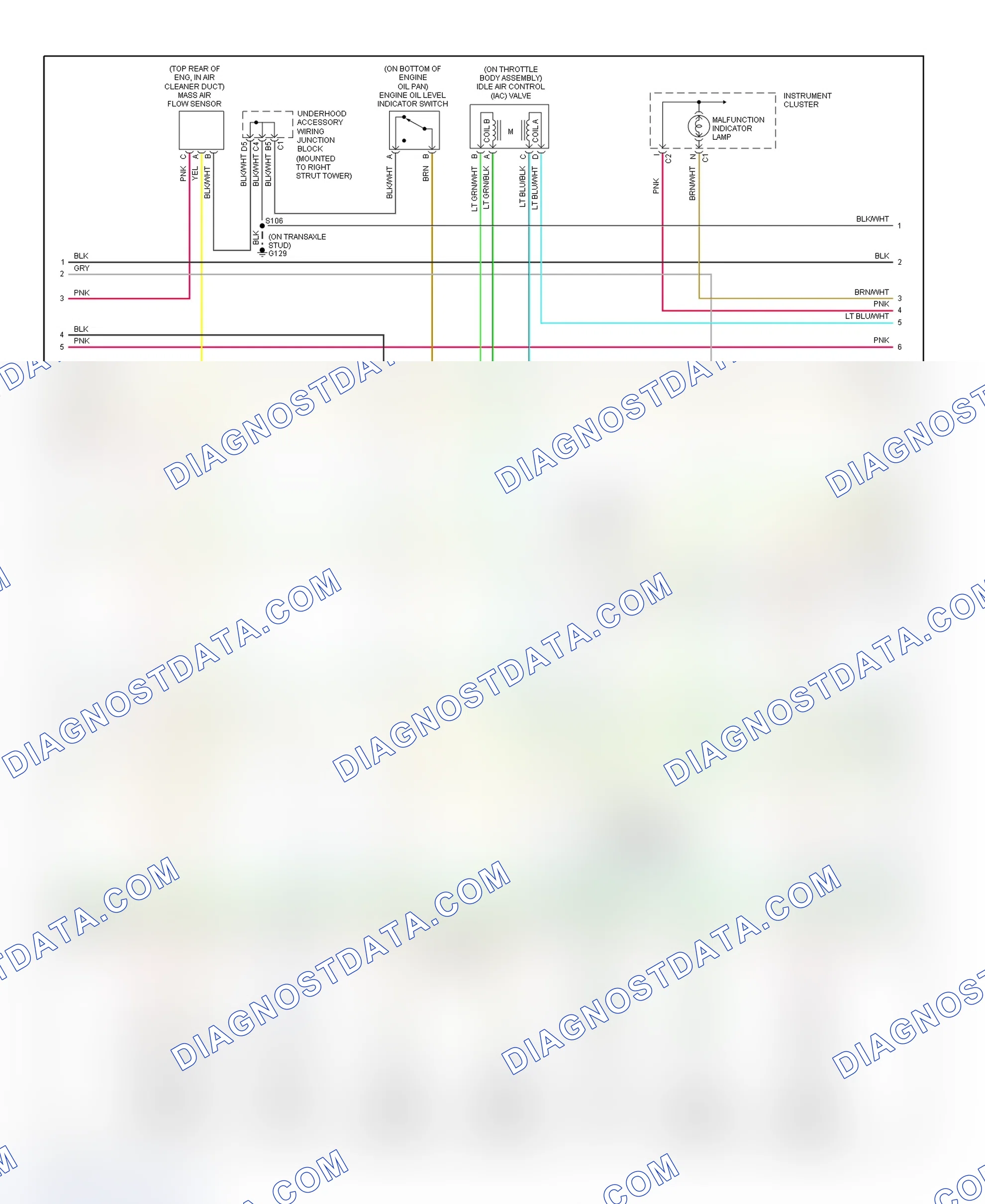 Scheme 112: PCM Wiring Diagram (Grand Prix - 3.1L - 3 Of 4)