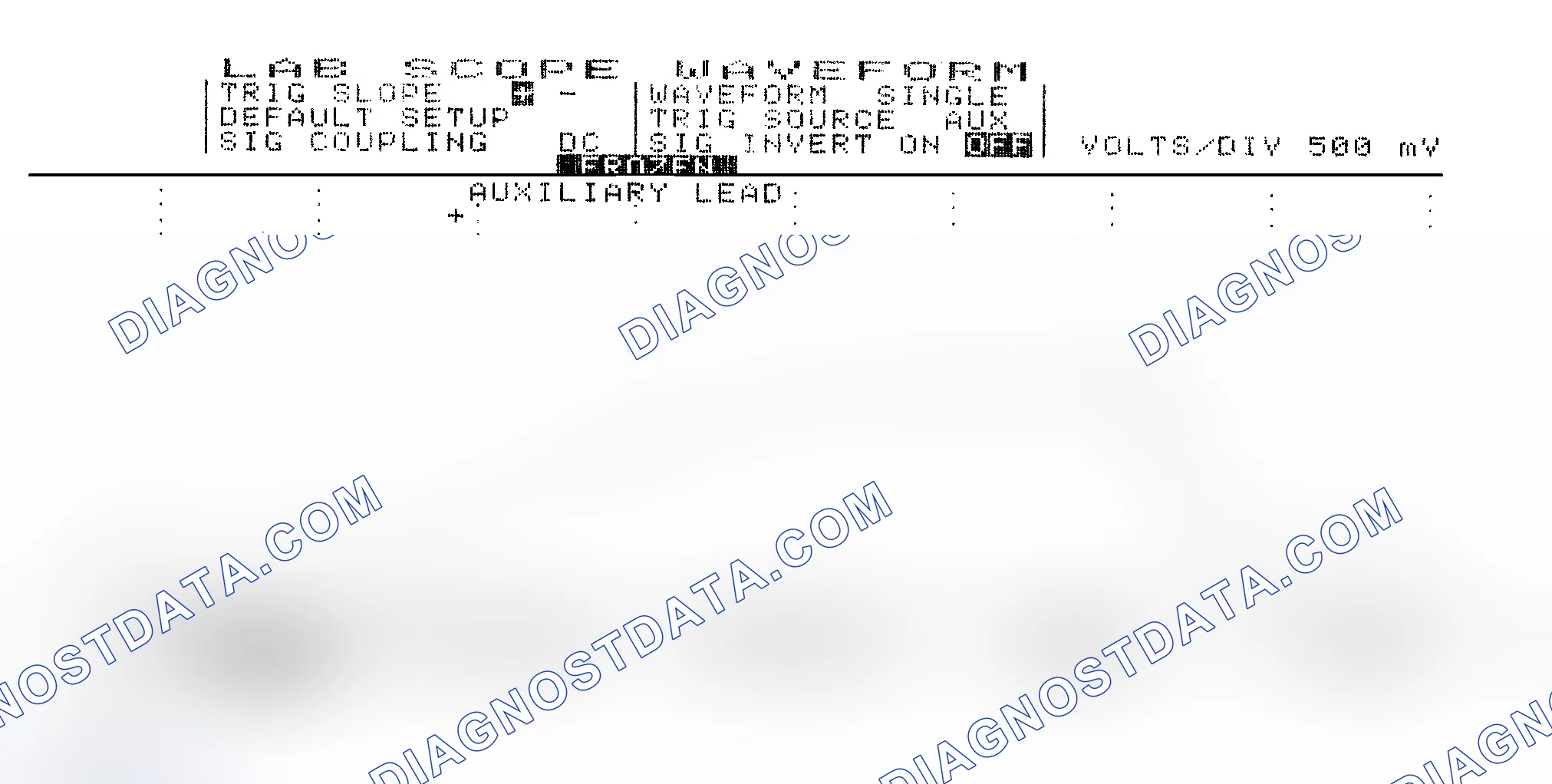Scheme 14: Single Injector w/Excessive Current Flow - Current Pattern