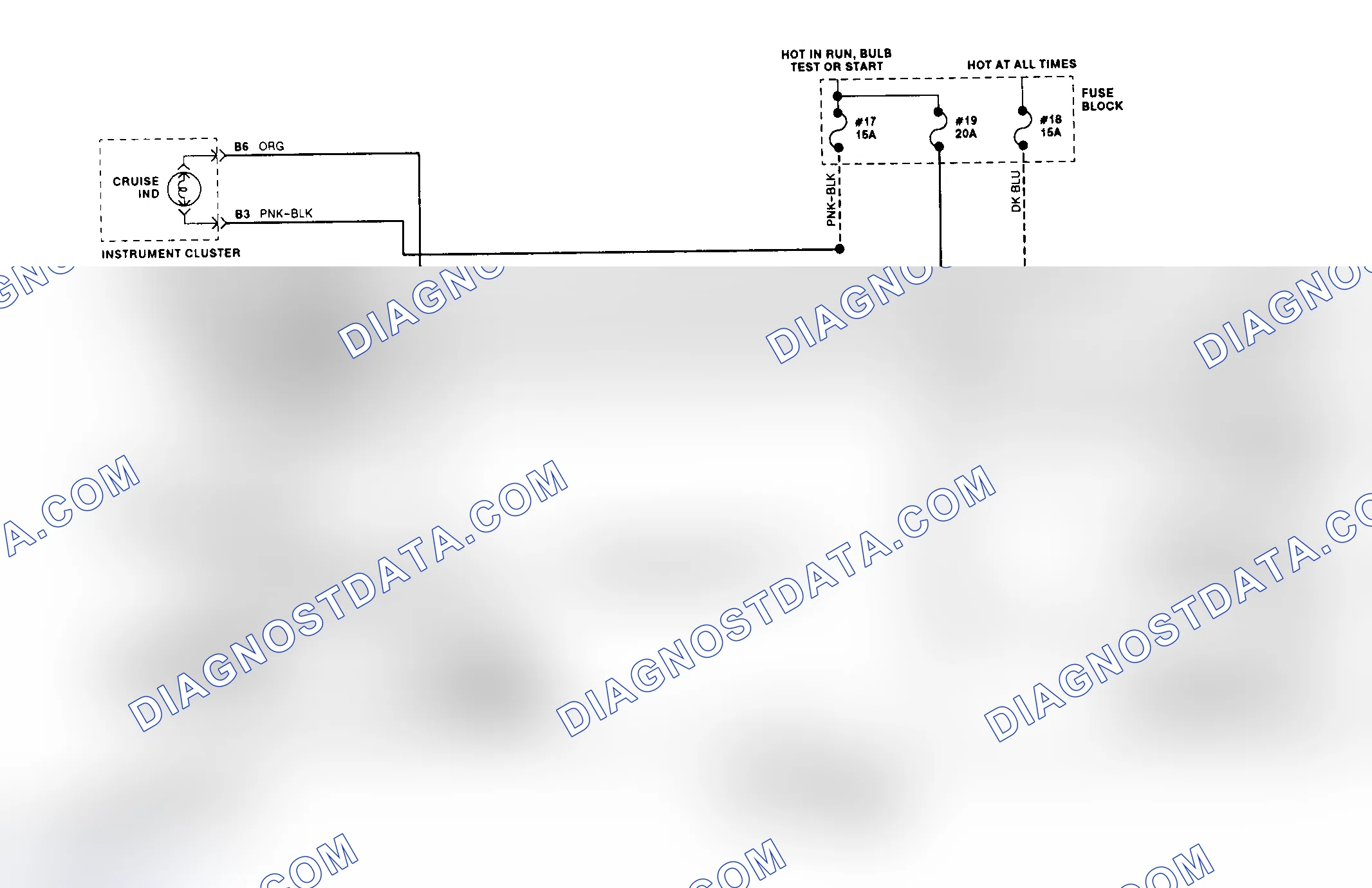 Fig. 7: Cruise Control System Wiring Diagram (Roadmaster)