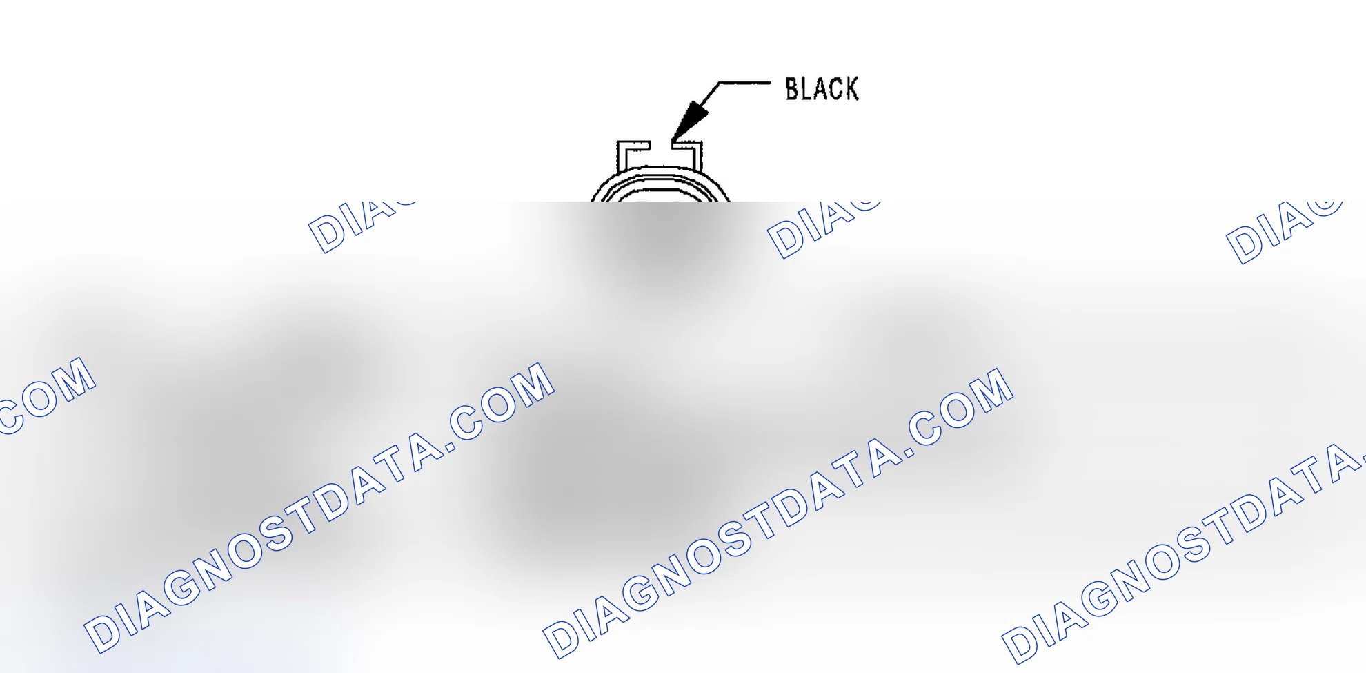 Scheme 307: AMBIENT TEMPERATURE SENSOR CONNECTOR END VIEW
