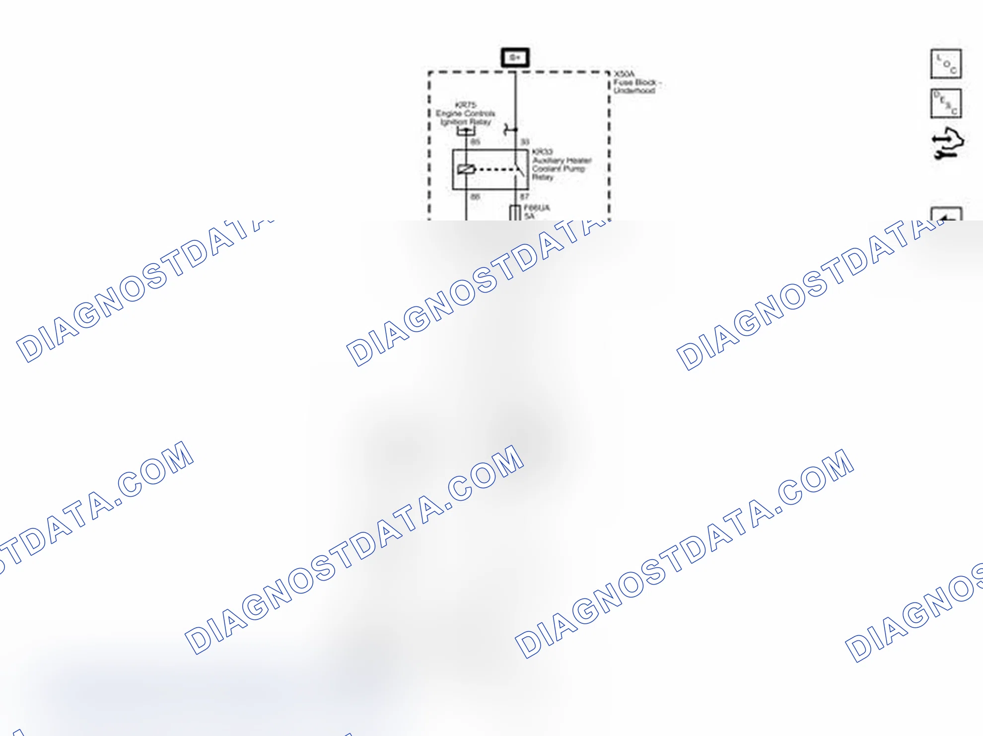 Scheme 85: Heater Coolant Pump (KL9)