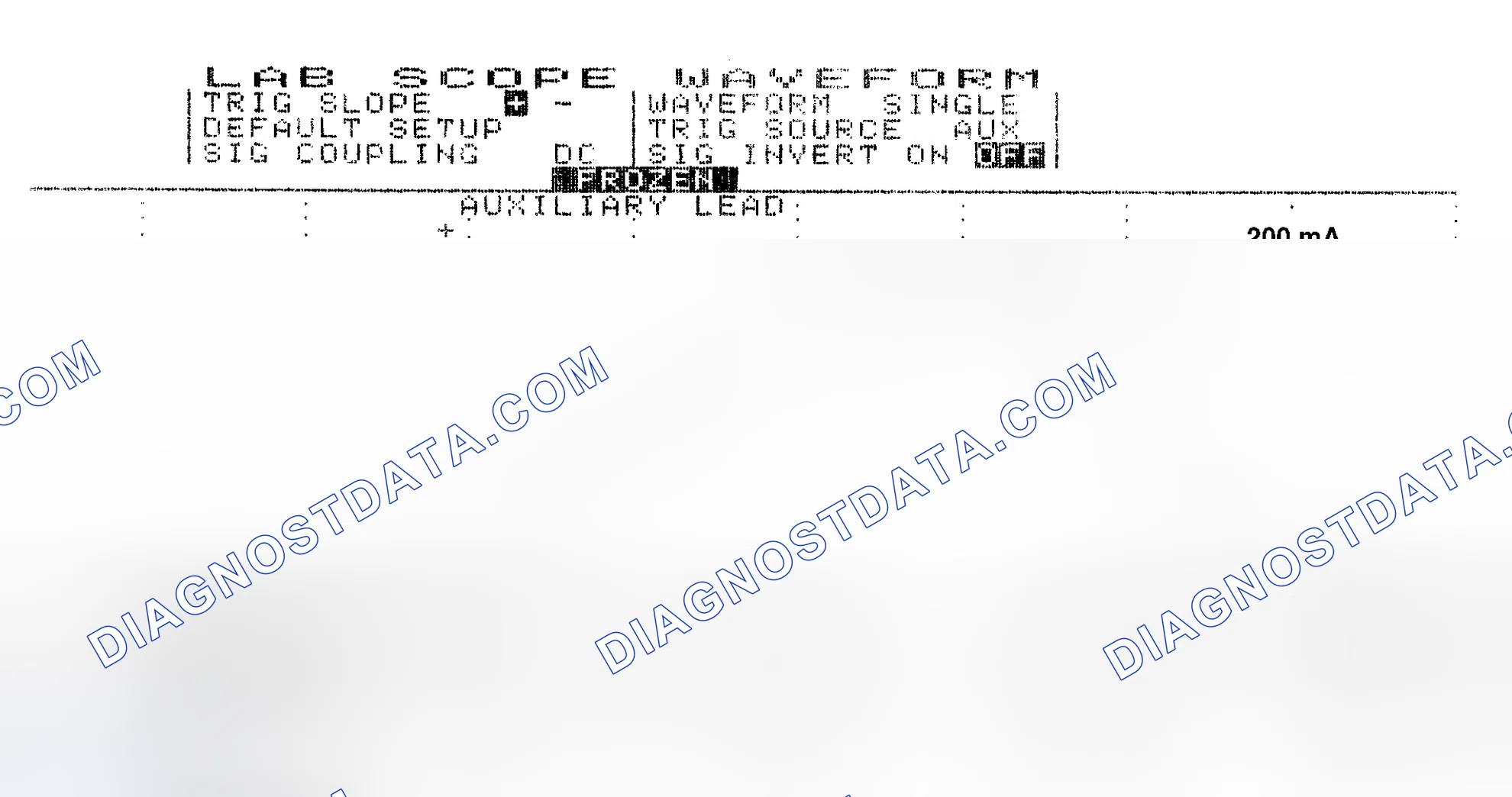 Scheme 13: Single Injector w/Normal Current Flow - Current Pattern