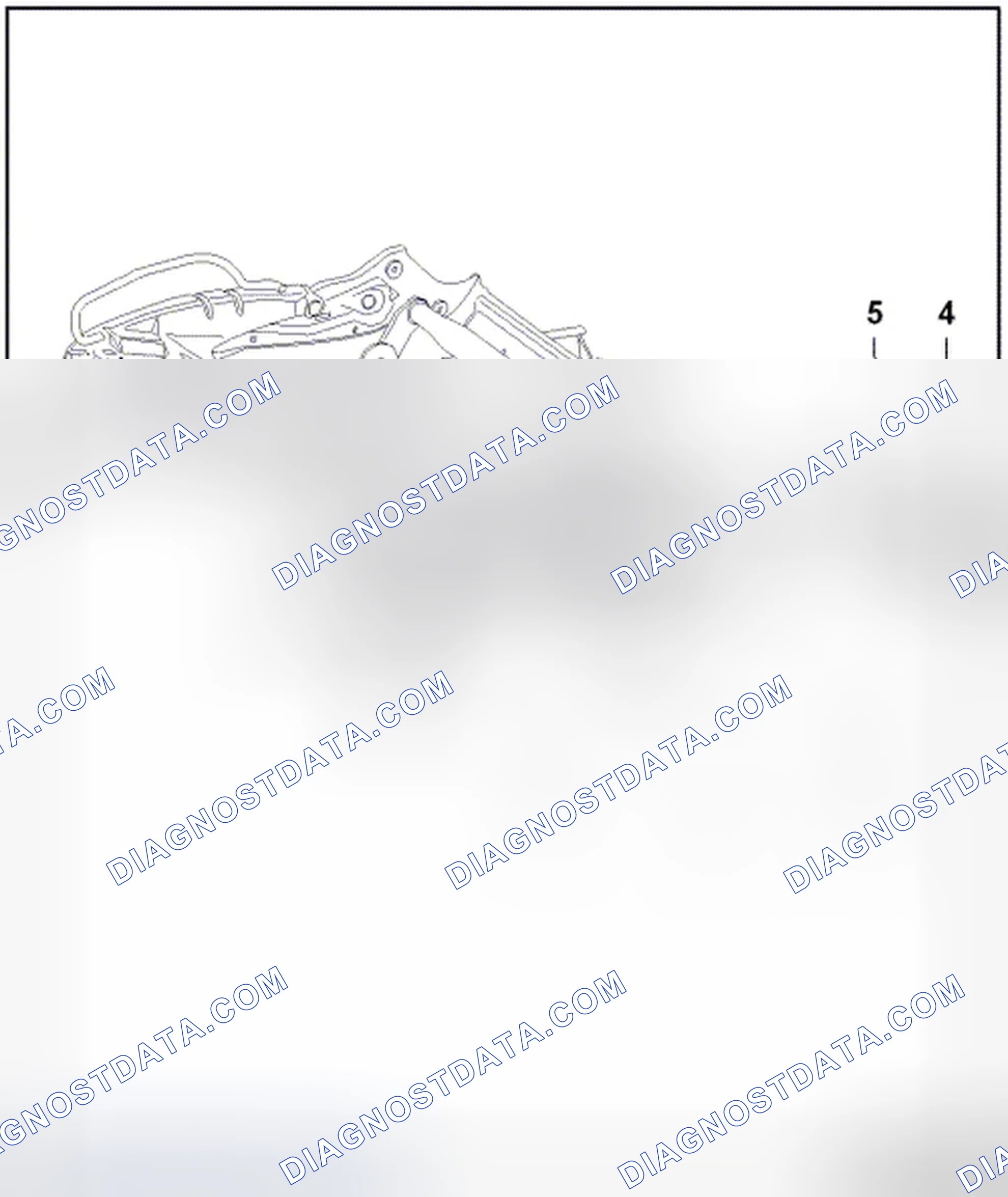 Scheme 107: POWER SEAT BRACKET AND SUPPORT