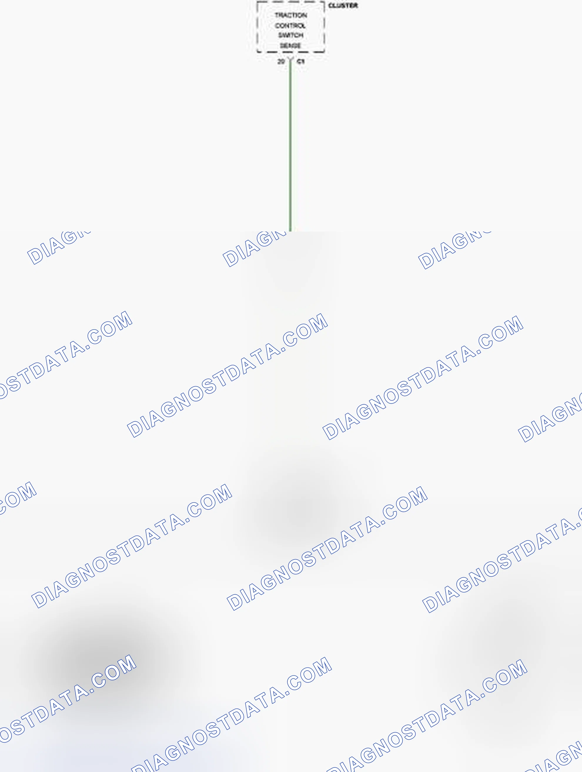 Scheme 150: C230D-TRAC/ESP OFF SWITCH INPUT CIRCUIT LOW