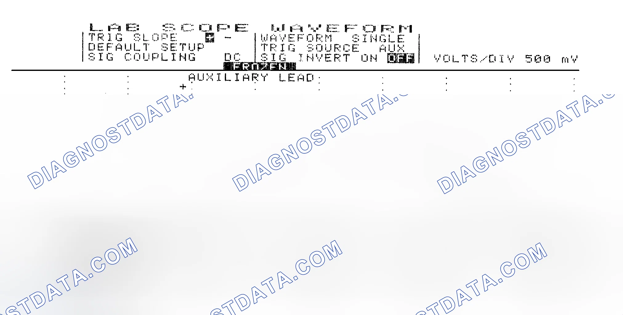 Scheme 14: Single Injector w/Excessive Current Flow - Current Pattern