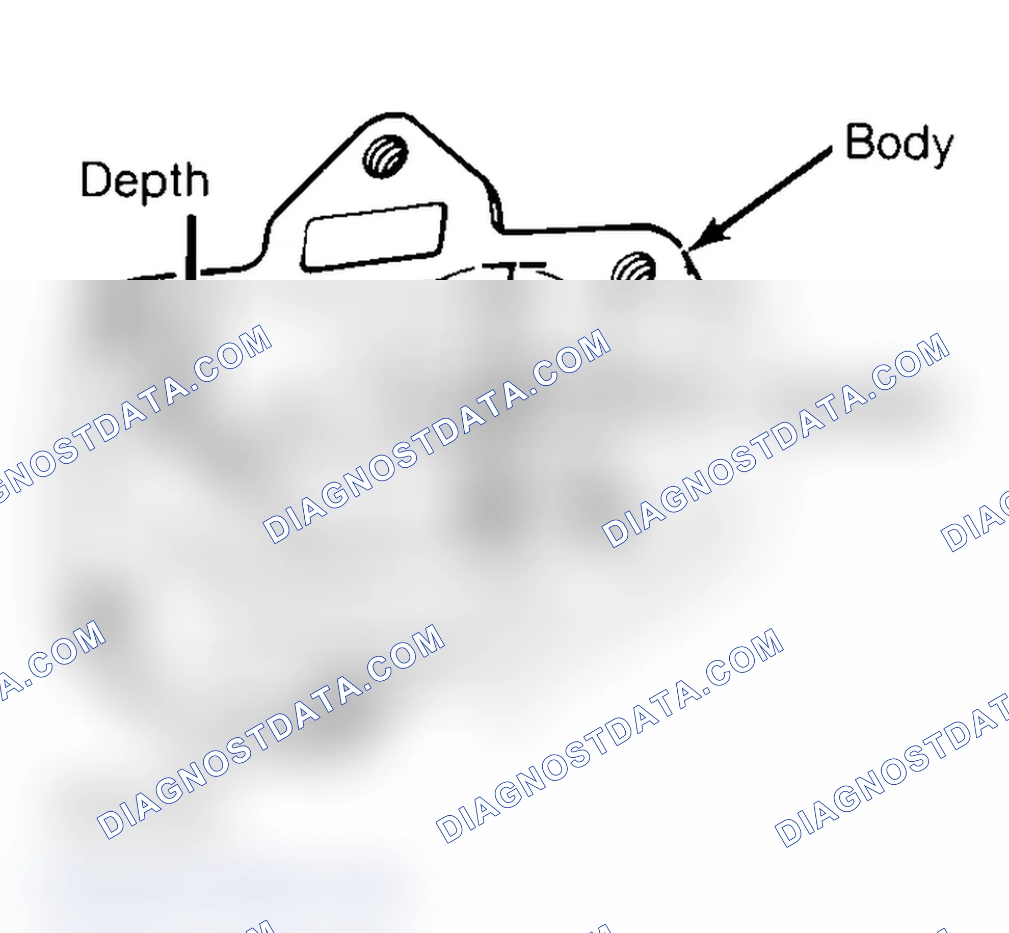 Scheme 35: Measuring Oil Pump Gear Cavity