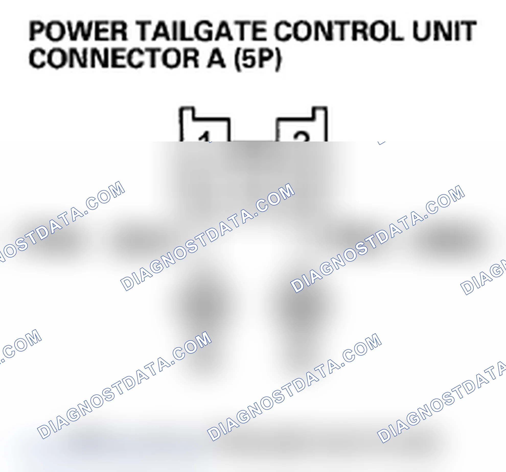 Scheme 221: DTC B1388: Power Tailgate Motor Circuit Malfunction