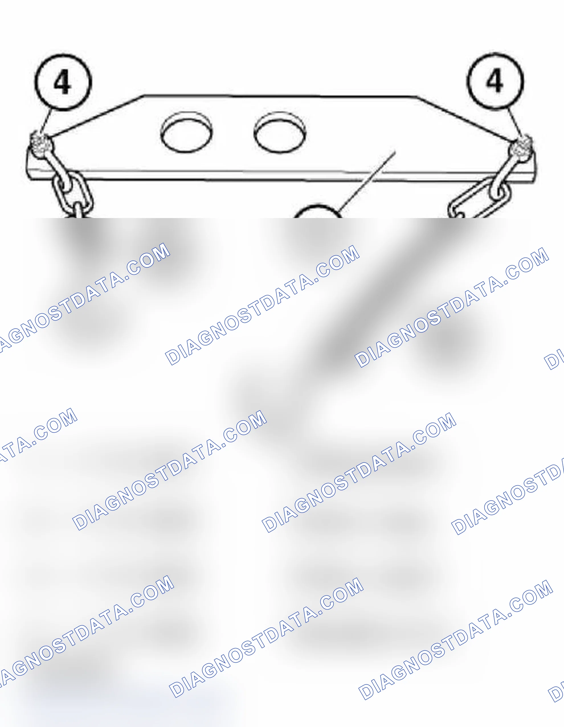 Scheme 230: 11 0 000 Engine lifter for removing and installing engines
