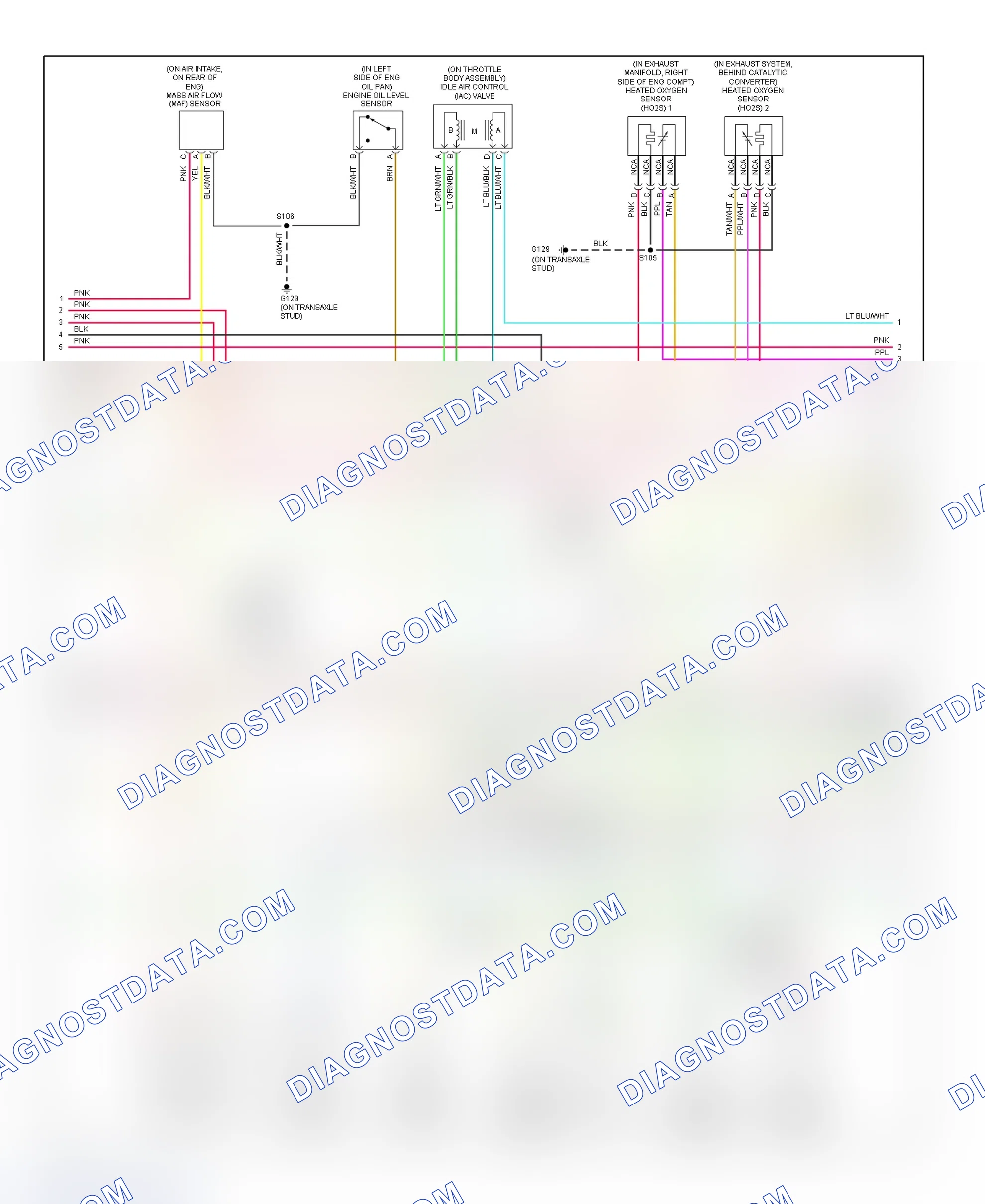 Scheme 136: PCM Wiring Diagram (Lumina & Monte Carlo - 3.8L - 3 Of 4)