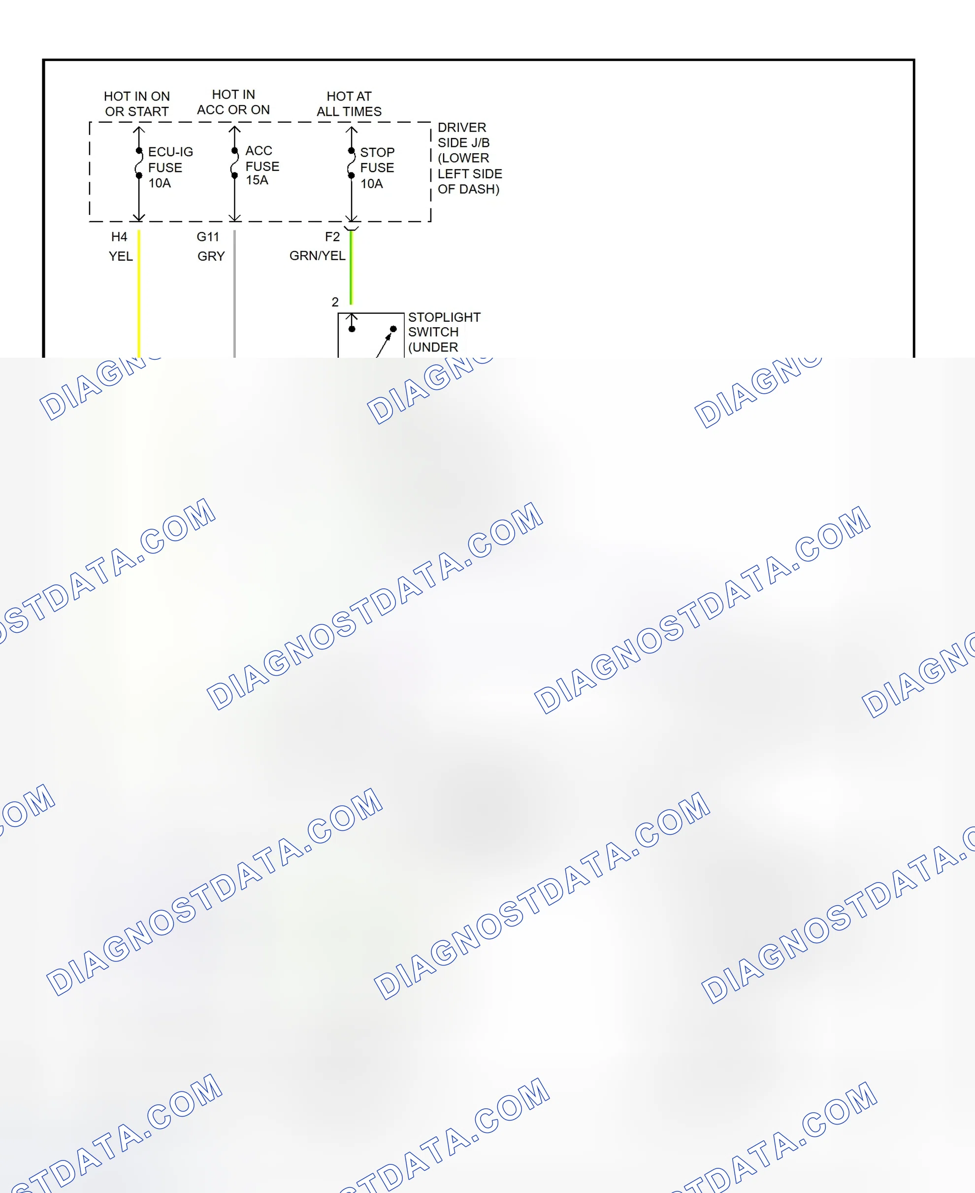 Scheme 448: Shift Interlock System Wiring Diagram (2001 - Toyota 4Runner)