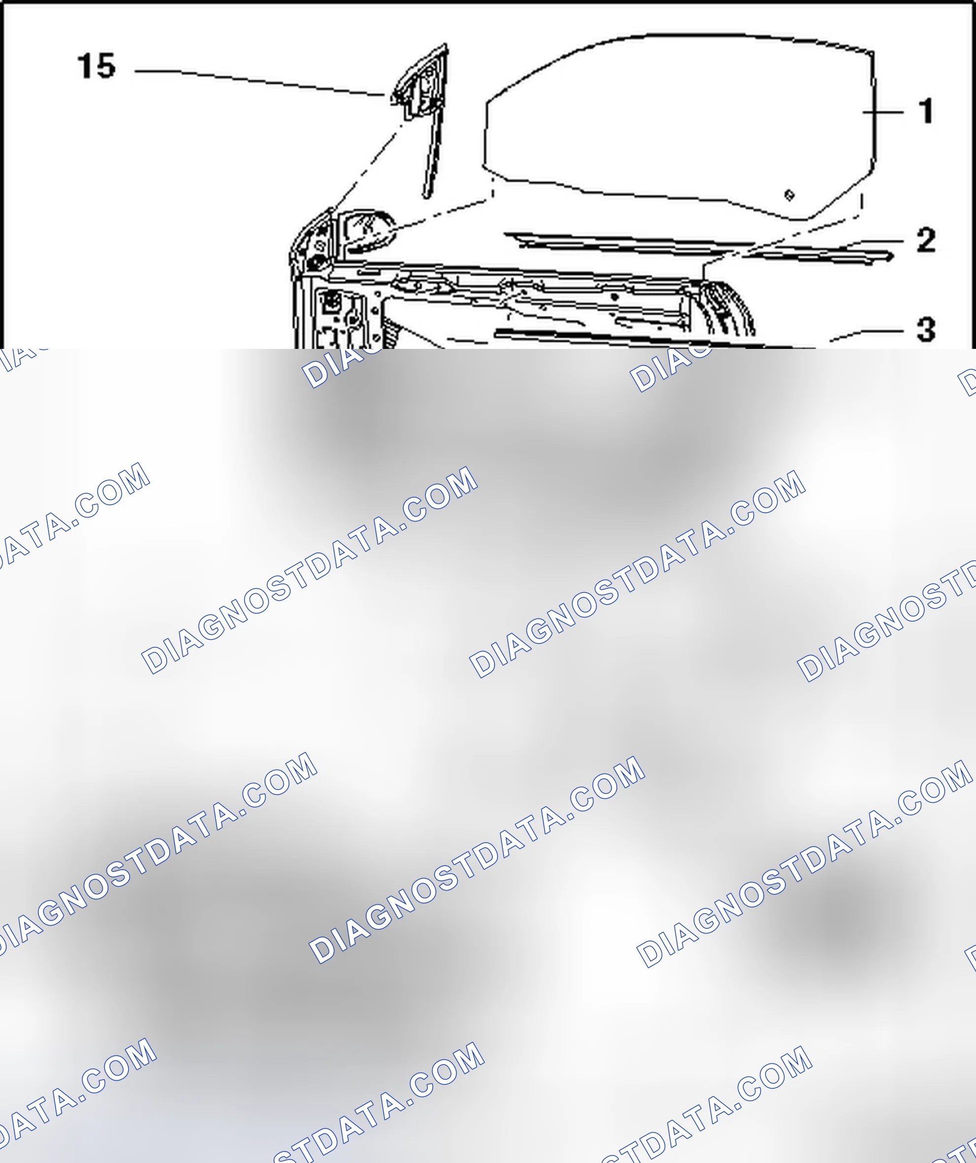 Scheme 15: DOOR WINDOW ASSEMBLY OVERVIEW