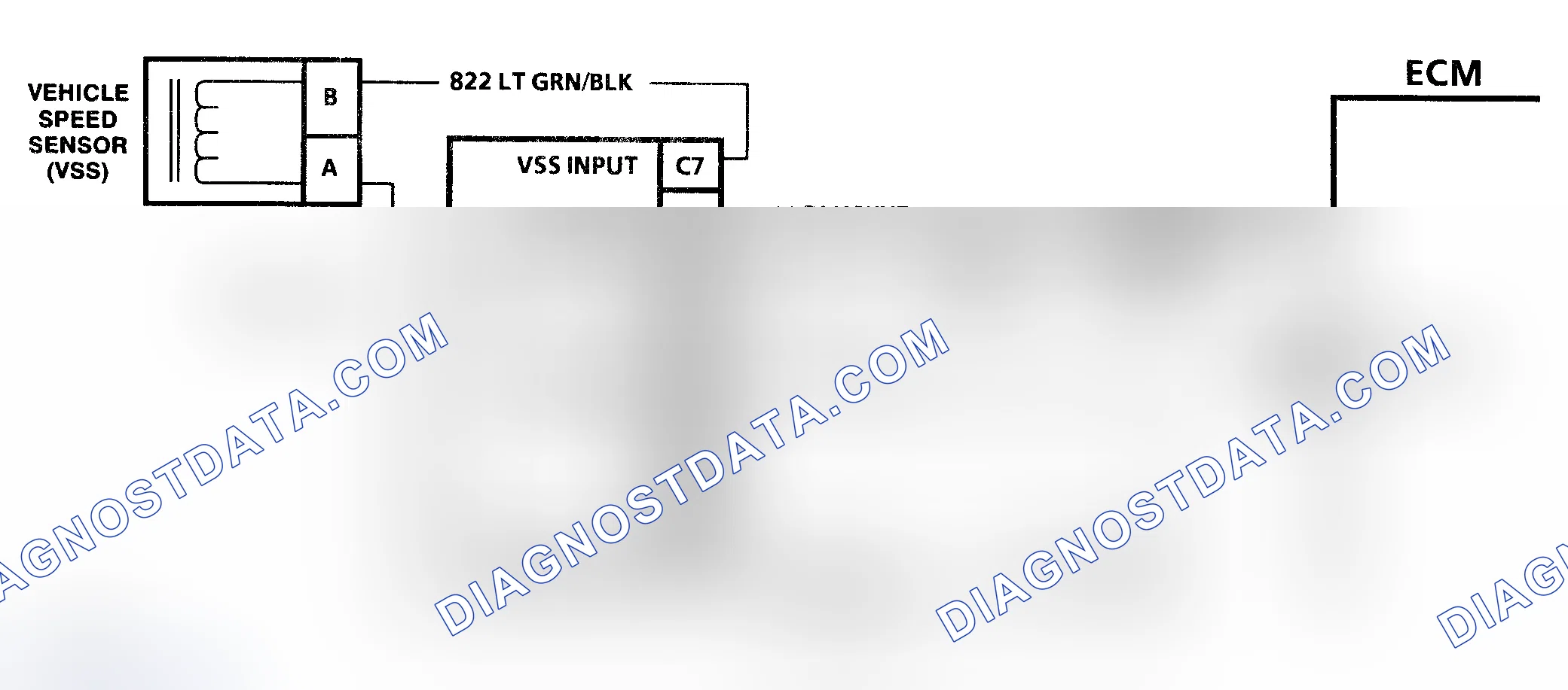 Scheme 324: Code 24 Schematic ("C" & "K" Series 5.7L M/T) Vehicle Speed Sensor