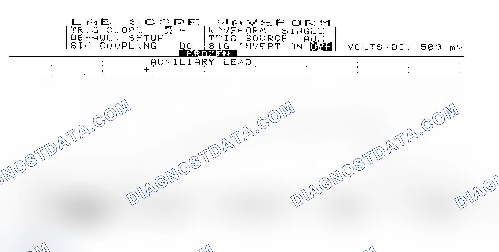 Scheme 14: Single Injector w/Excessive Current Flow - Current Pattern