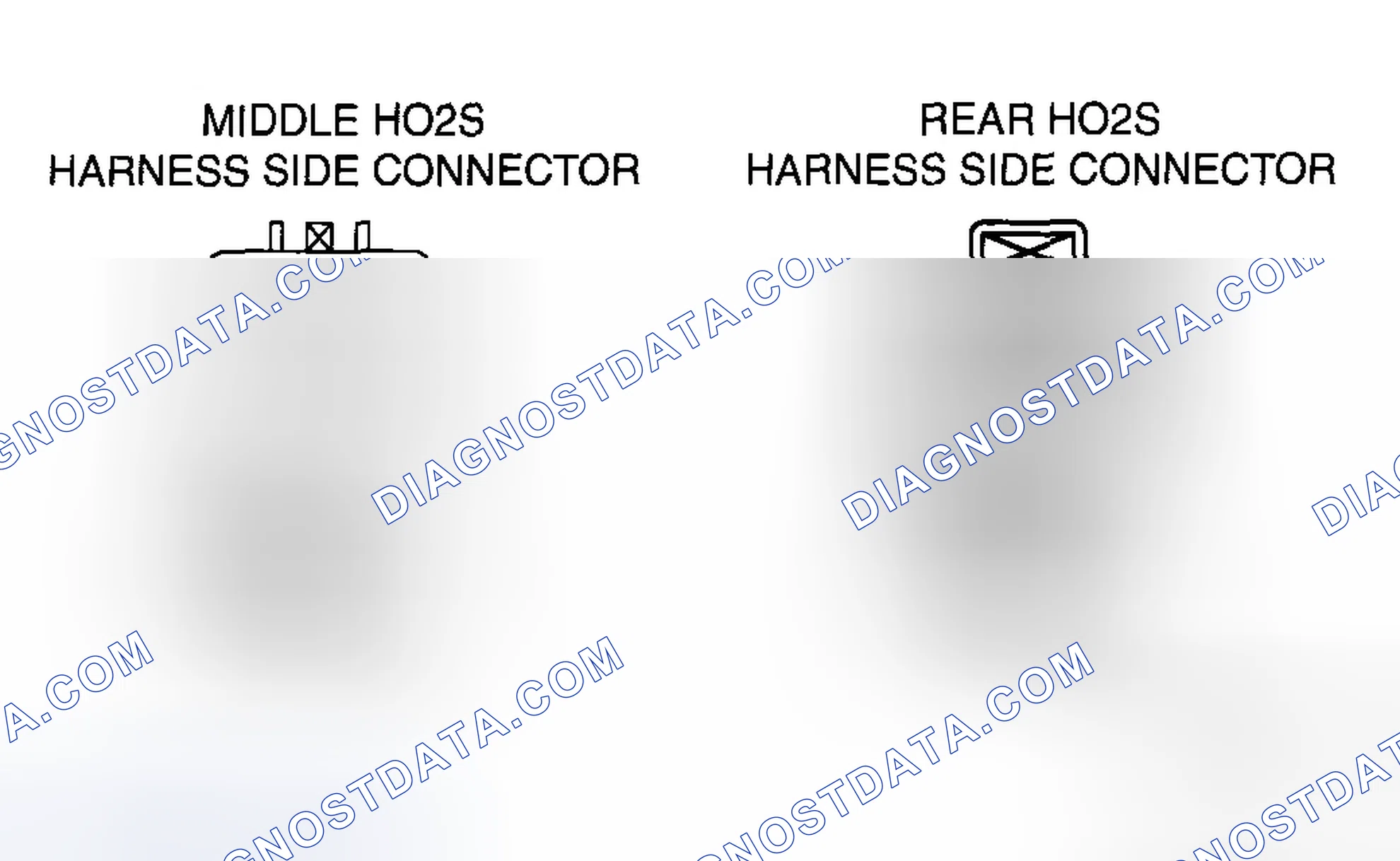 Scheme 62: Middle/rear HO2S heater resistance inspection