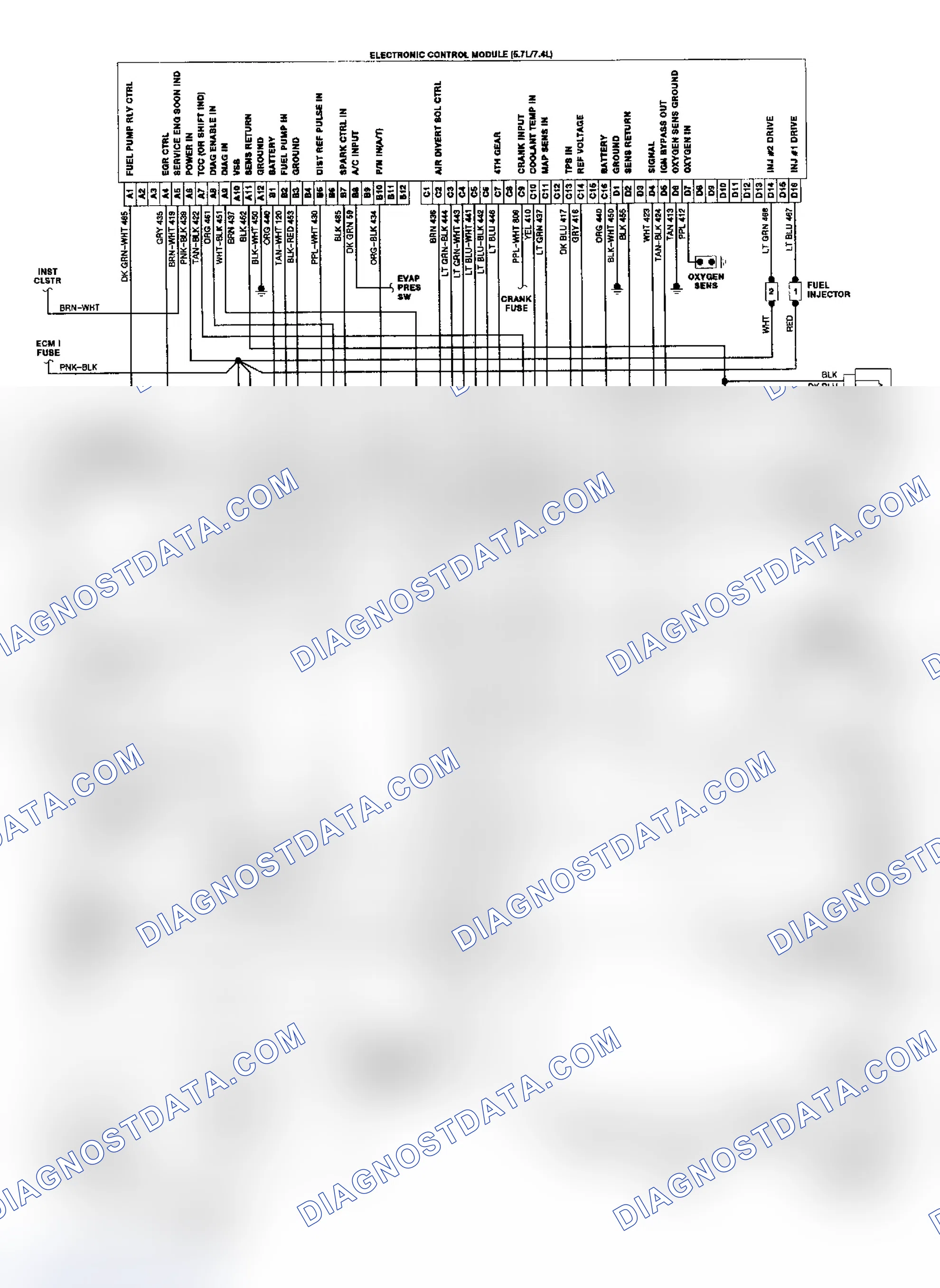 Scheme 20: "R" & "V" Series TBI/CCC Wiring Diagram