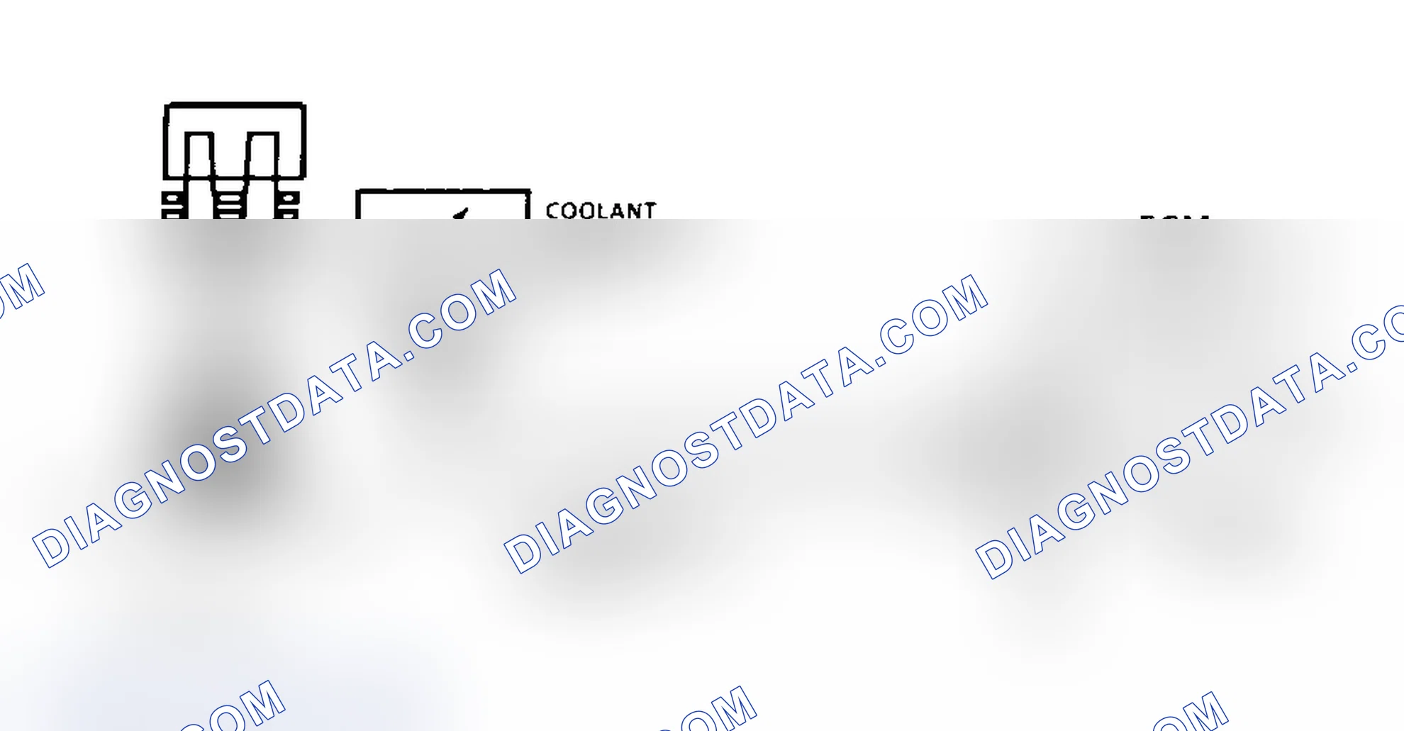 Scheme 94: Code 14 Schematic (7.4L) Coolant Sensor Signal Voltage Low