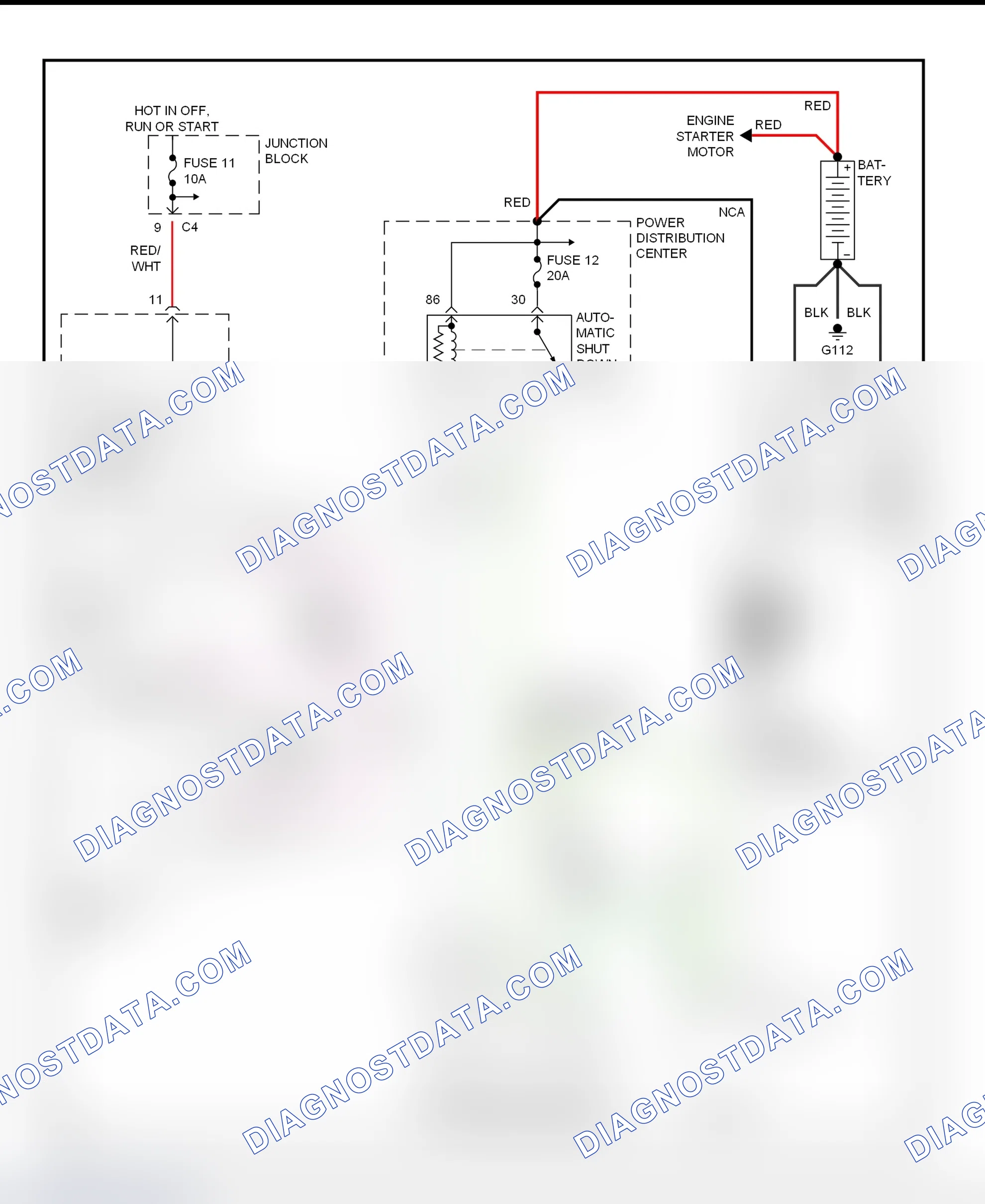 Scheme 2: Charging System Wiring Diagram