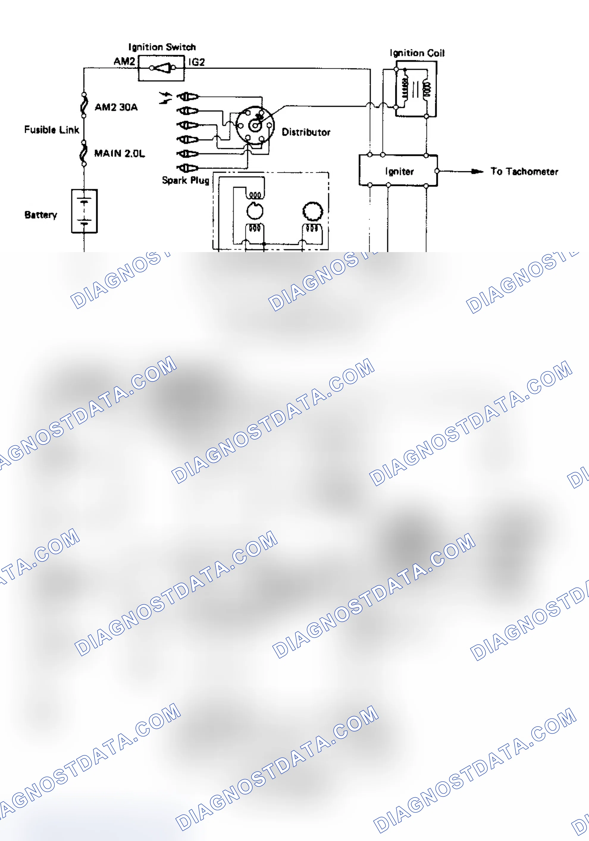 Scheme 21: Ignition System Schematics (Typical) 118527 Courtesy of Toyota Motor Sales, U.S.A. Inc.