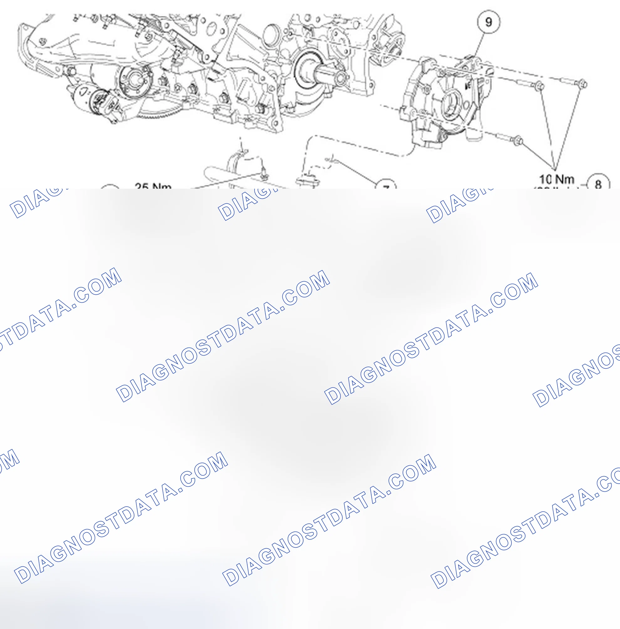 Scheme 37: Engine Lubrication Components - Exploded View