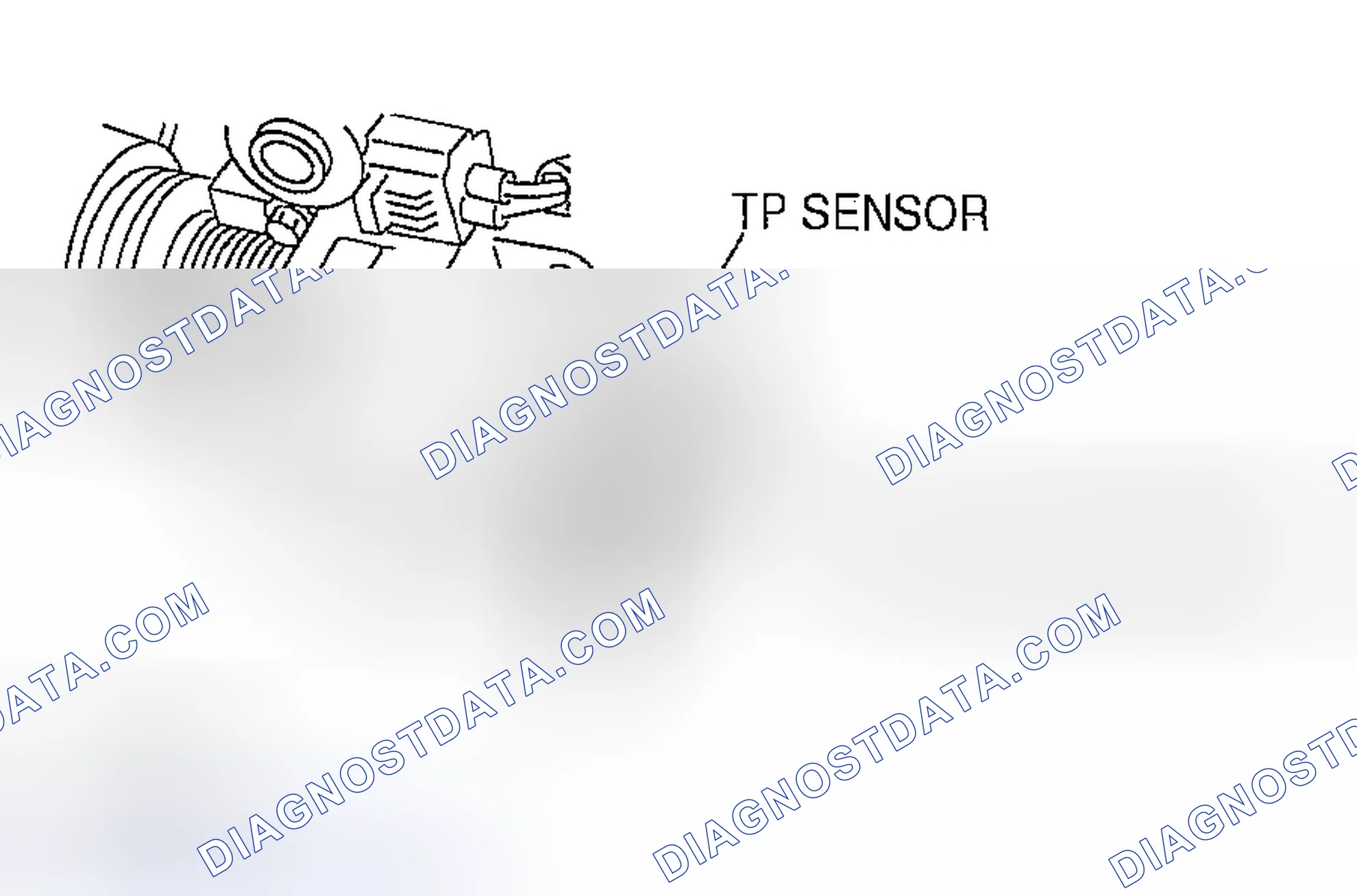 Scheme 408: THROTTLE POSITION (TP) SENSOR REMOVAL/INSTALLATION
