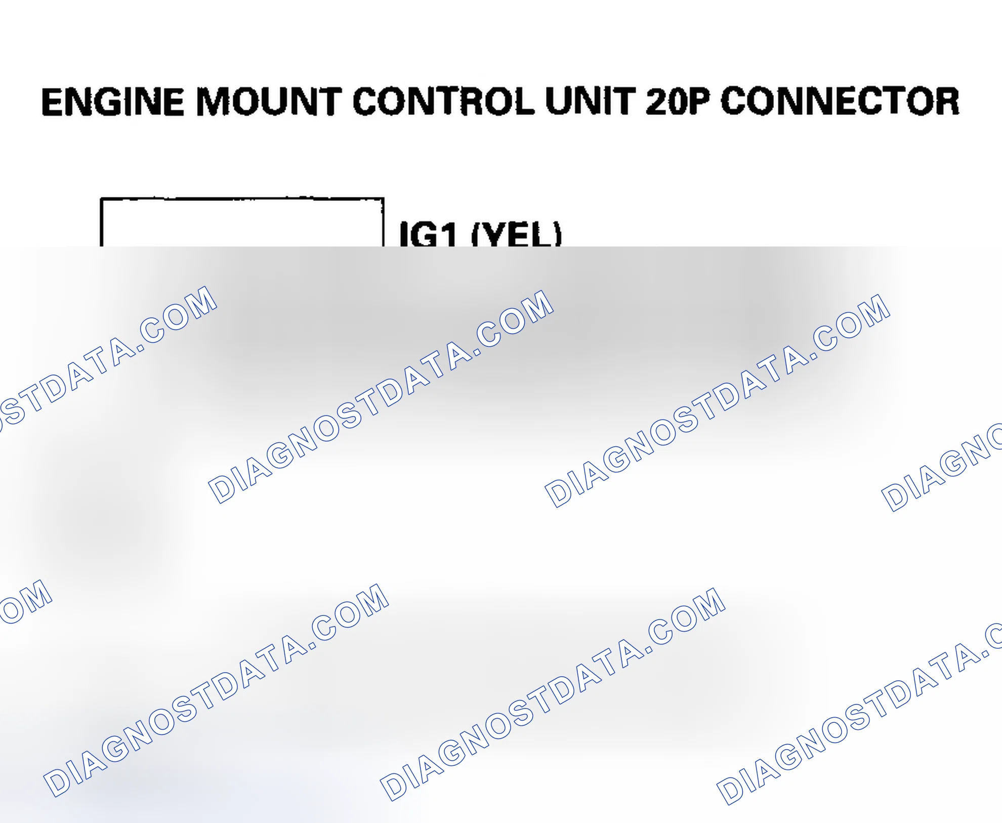 Scheme 496: DTC P15AB: Engine Mount Control Unit Power Source Circuit Low Voltage