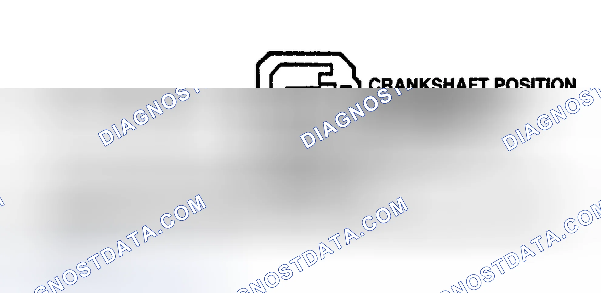 Scheme 479: CKP Sensor Connector Terminals & Test Circuits