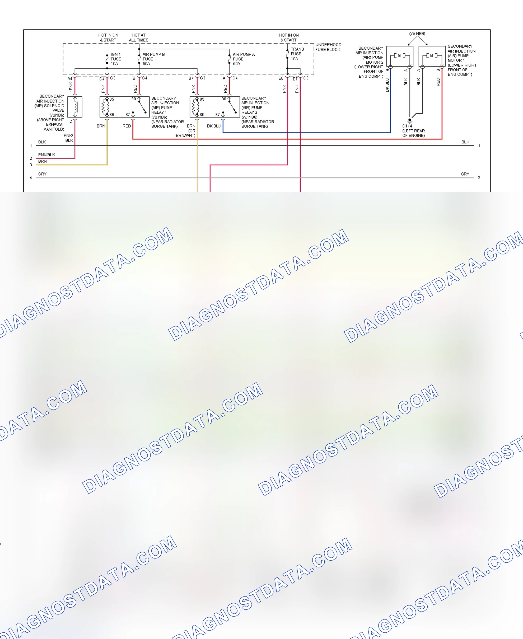 Scheme 77: PCM Wiring Diagram (DeVille & Seville - 4.6L - 4 Of 5)