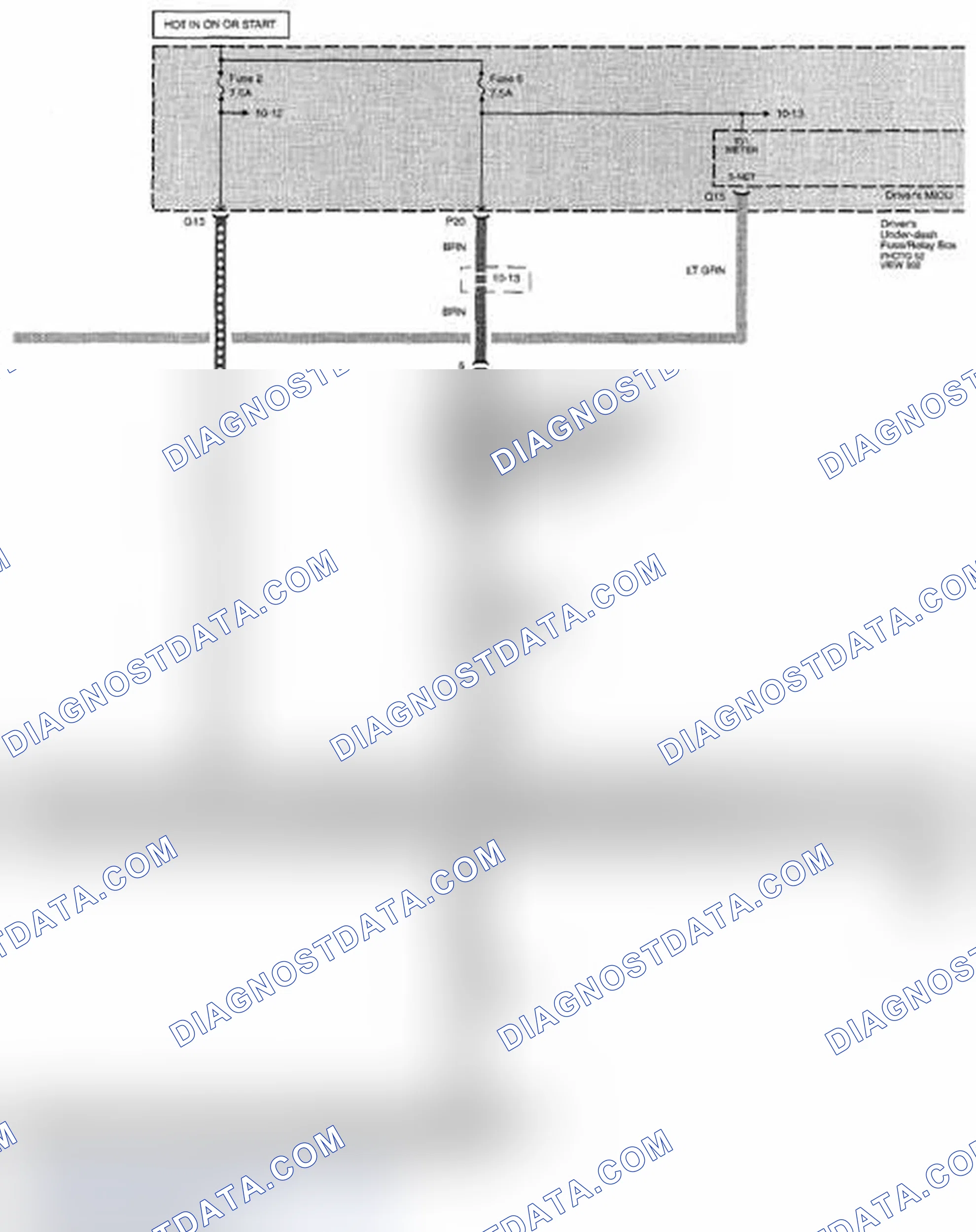 Scheme 155: Remote Starting System (Acura Accessory) Circuit Diagram (Page 21-6)