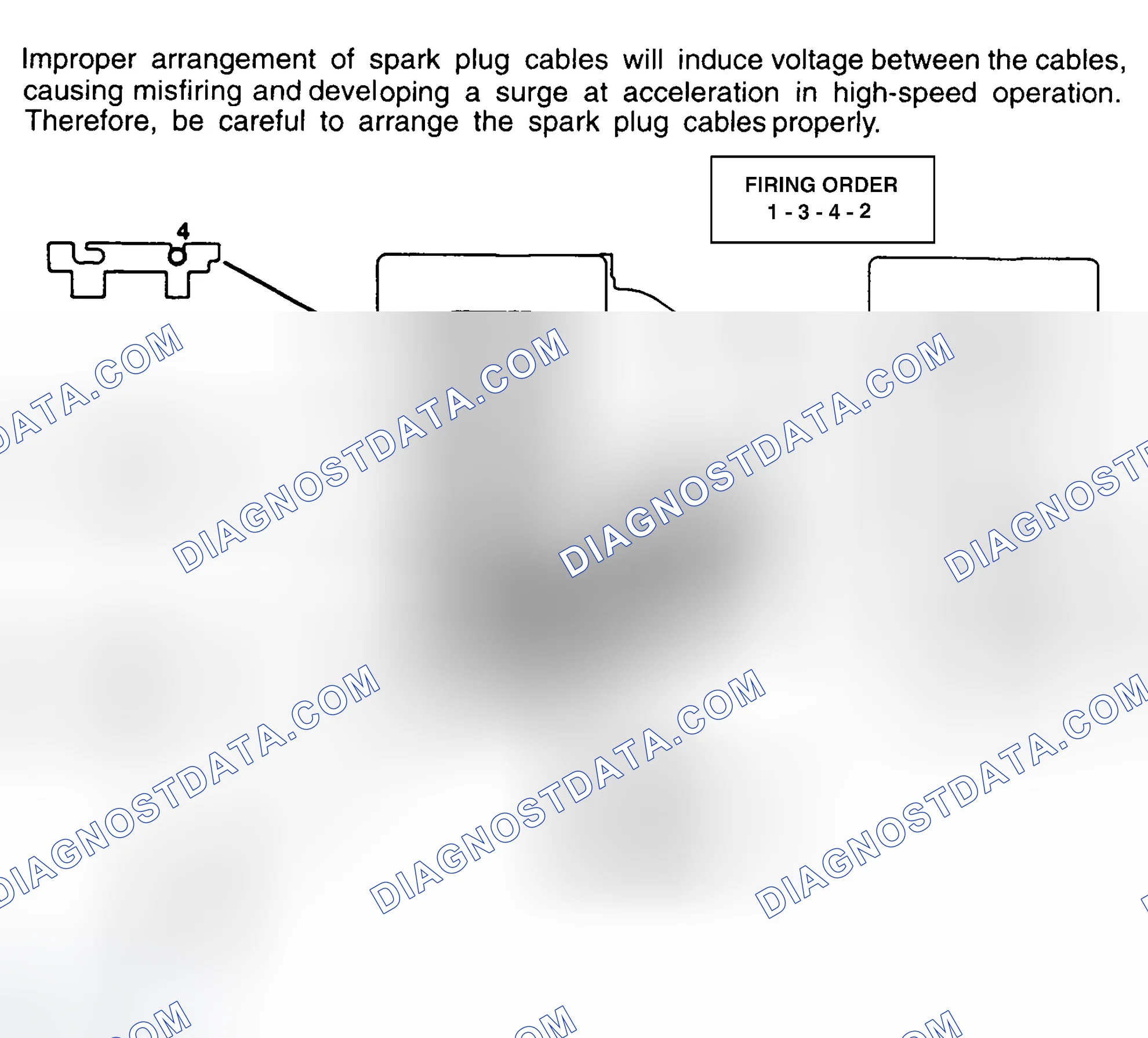 Scheme 4: Firing Order & Spark Plug Wire Routing (Eclipse 2.0L Turbo)