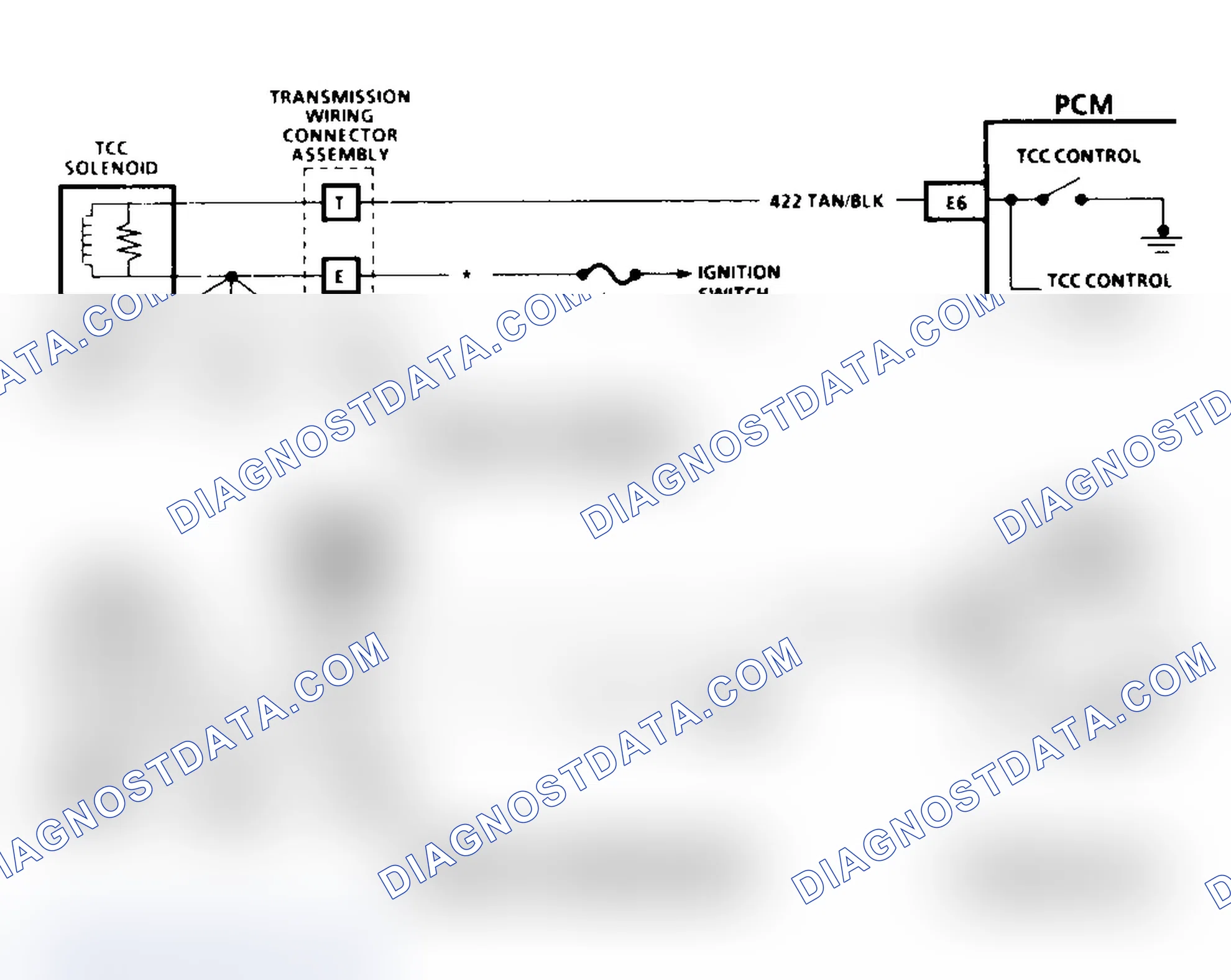 Scheme 442: Code 67 Schematic (4L60-E Gasoline) TCC Solenoid Circuit Check