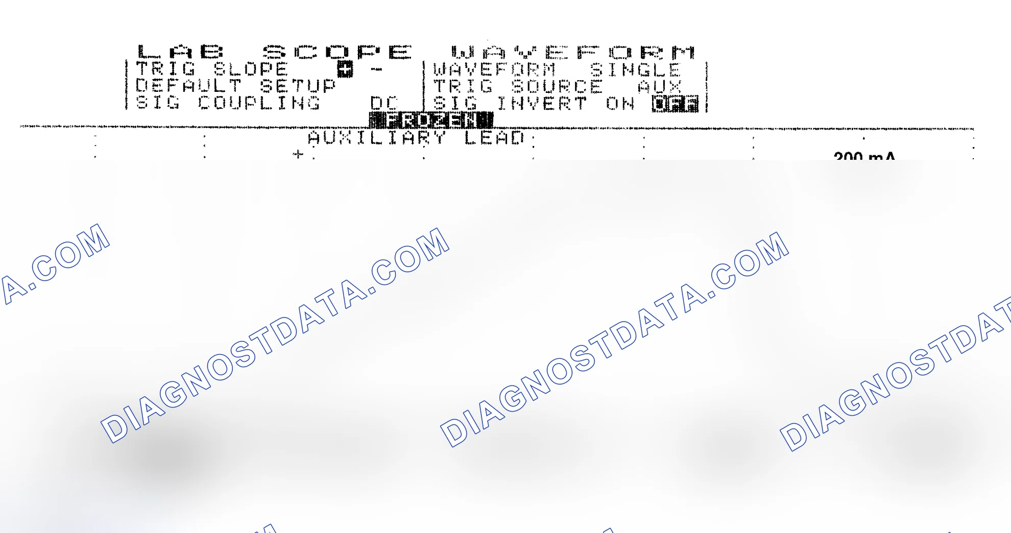 Scheme 13: Single Injector w/Normal Current Flow - Current Pattern