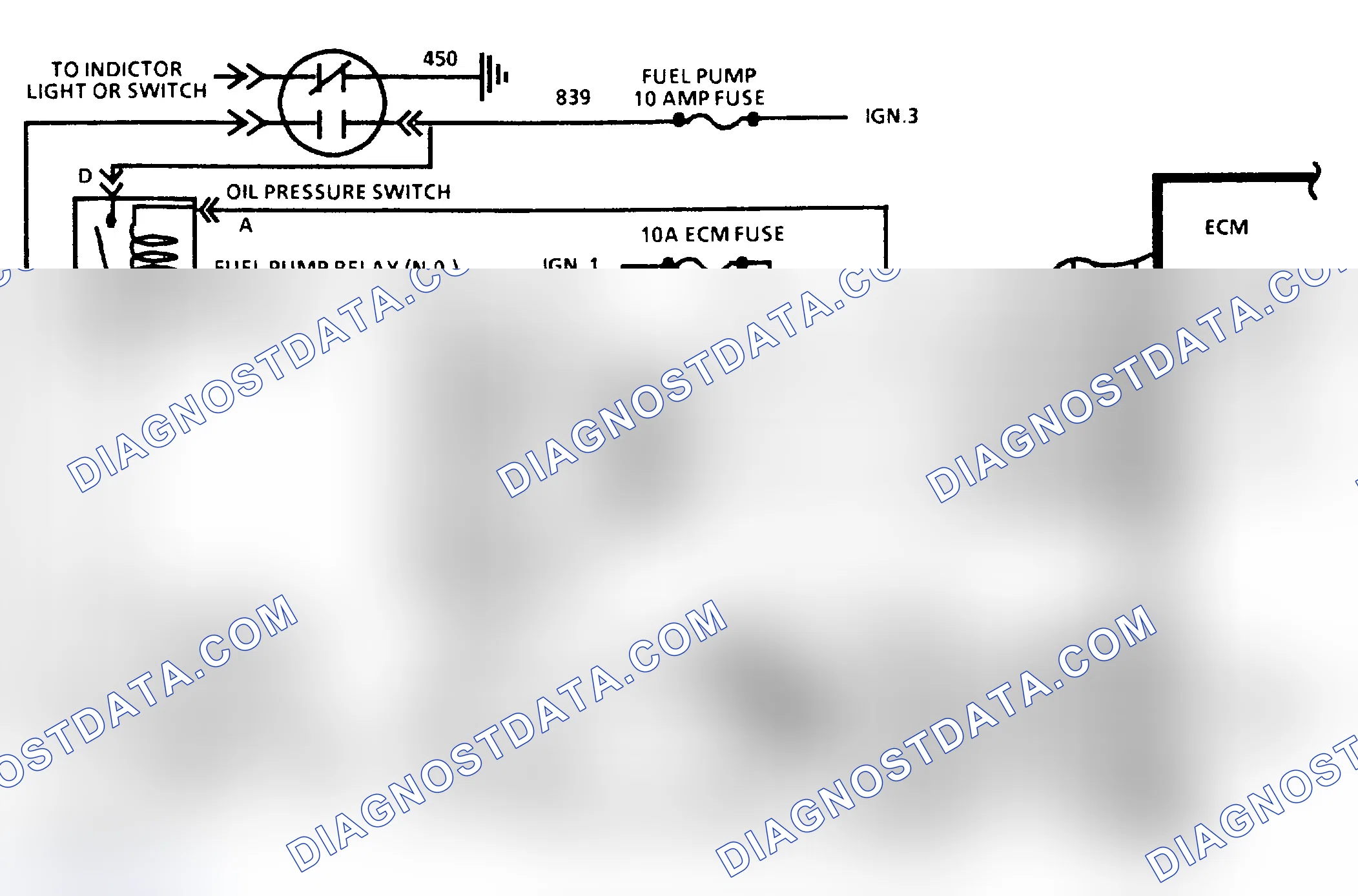 Scheme 282: Chart A3 Schematic, Engine Cranks But Will Not Run (3.8L W/HEI)