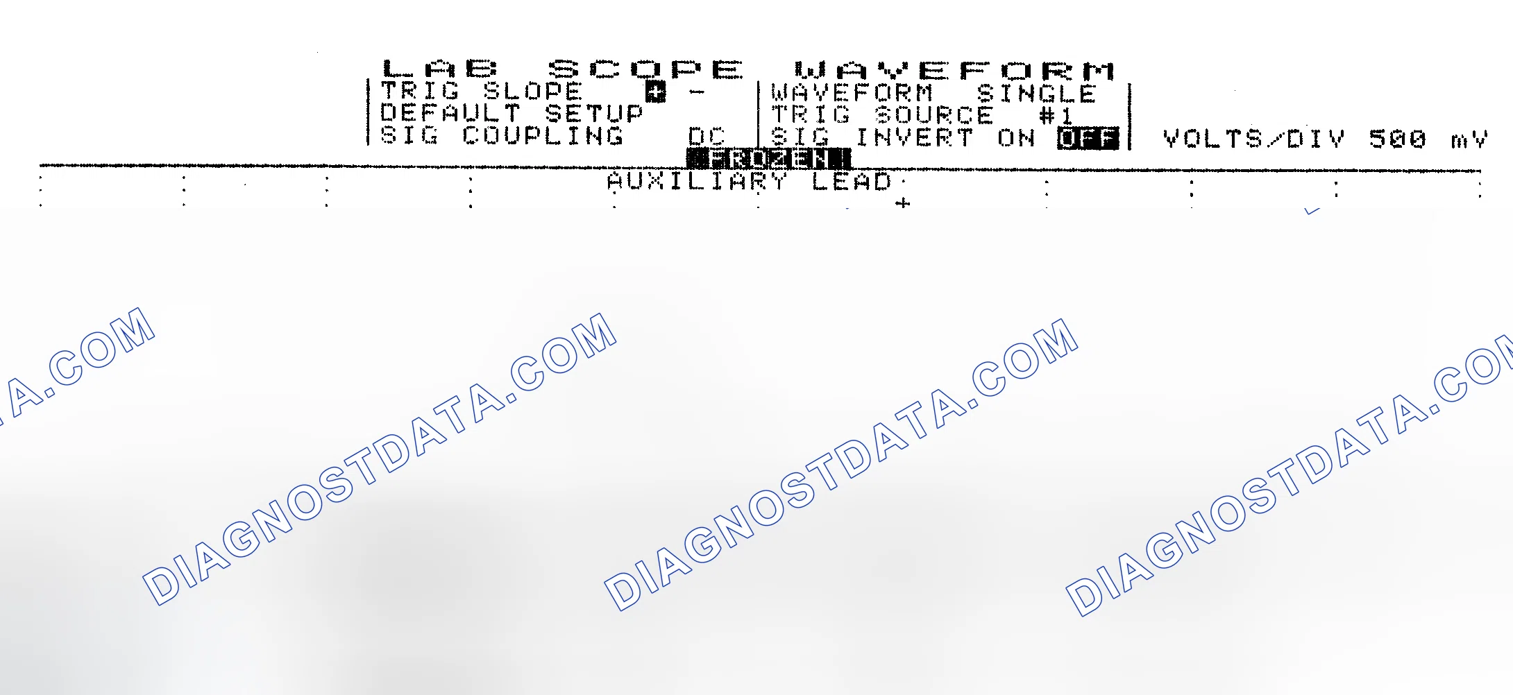 Scheme 10: Single Injector w/Excessive Current Flow - Current Pattern