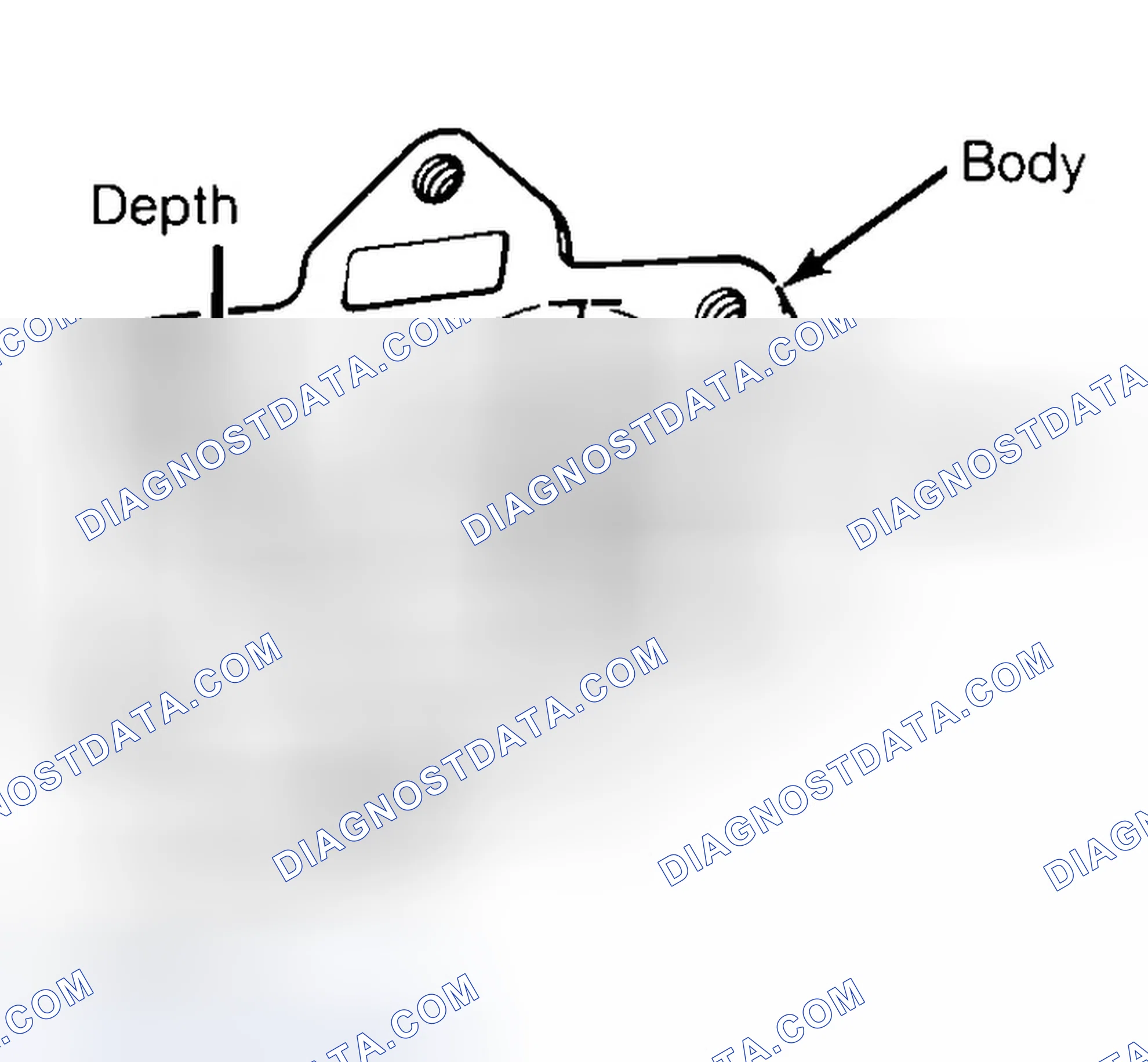 Scheme 35: Measuring Oil Pump Gear Cavity