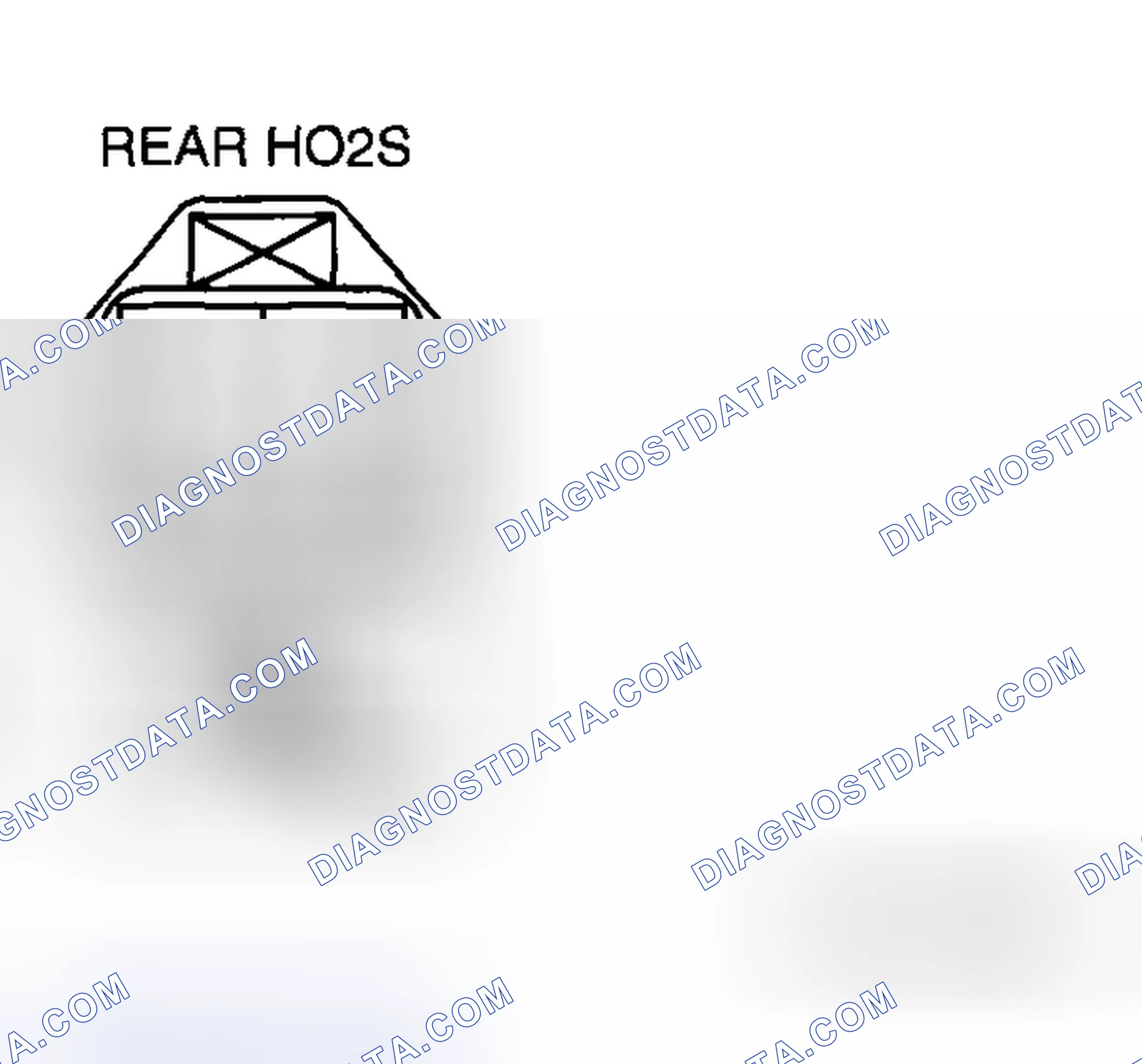 Scheme 196: Rear HO2S Heater Resistance Inspection