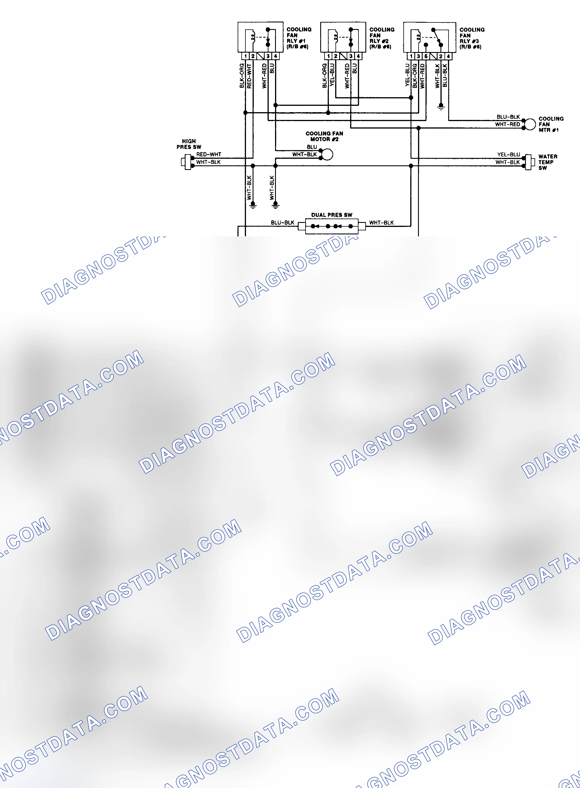 Scheme 24: Automatic A/C-Heater System Wiring Diagram (2 of 2)