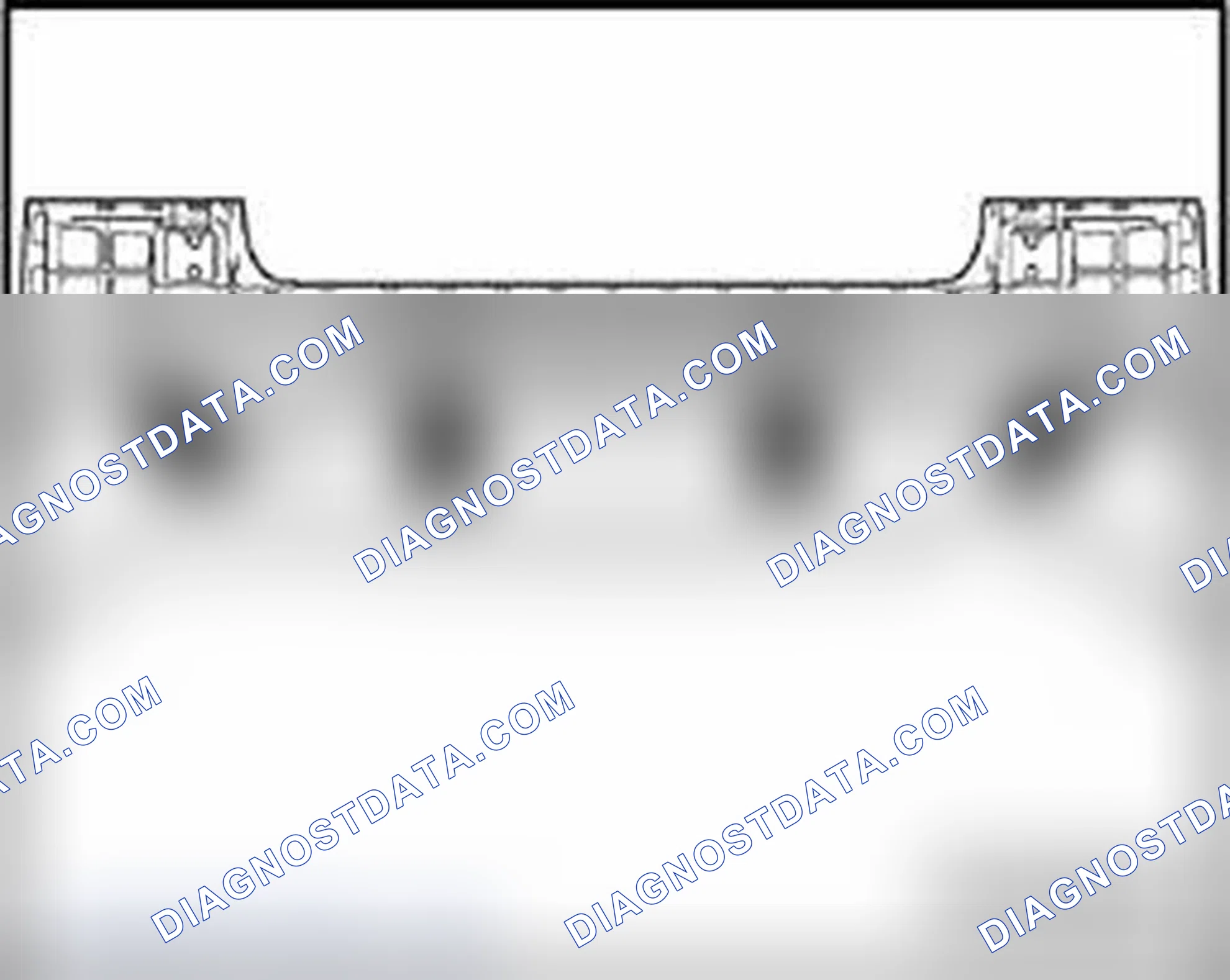 Scheme 306: Rear parking aid sensors, removing and installing