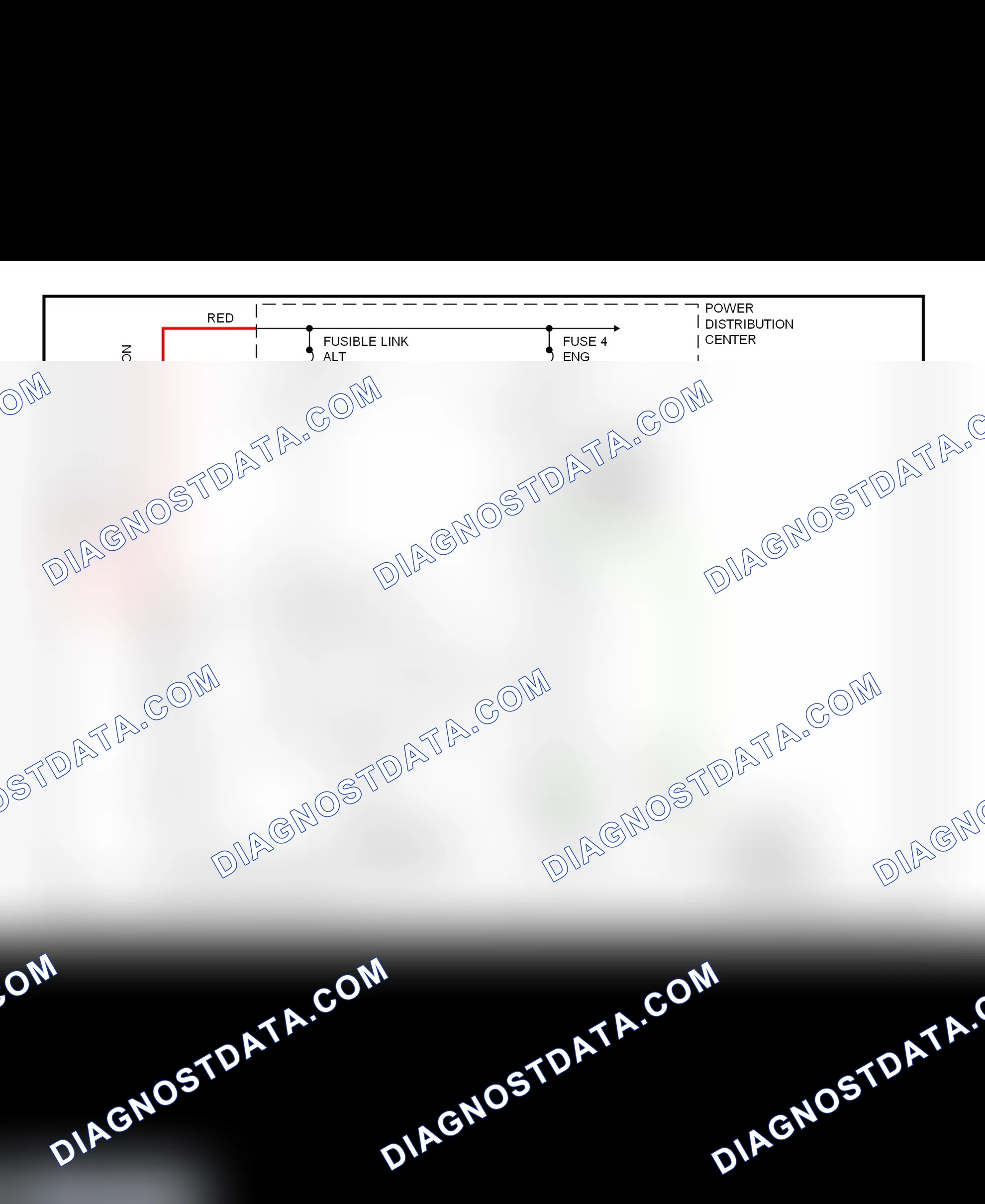 Scheme 6: Charging System Wiring Diagram (Pickup - Gasoline)