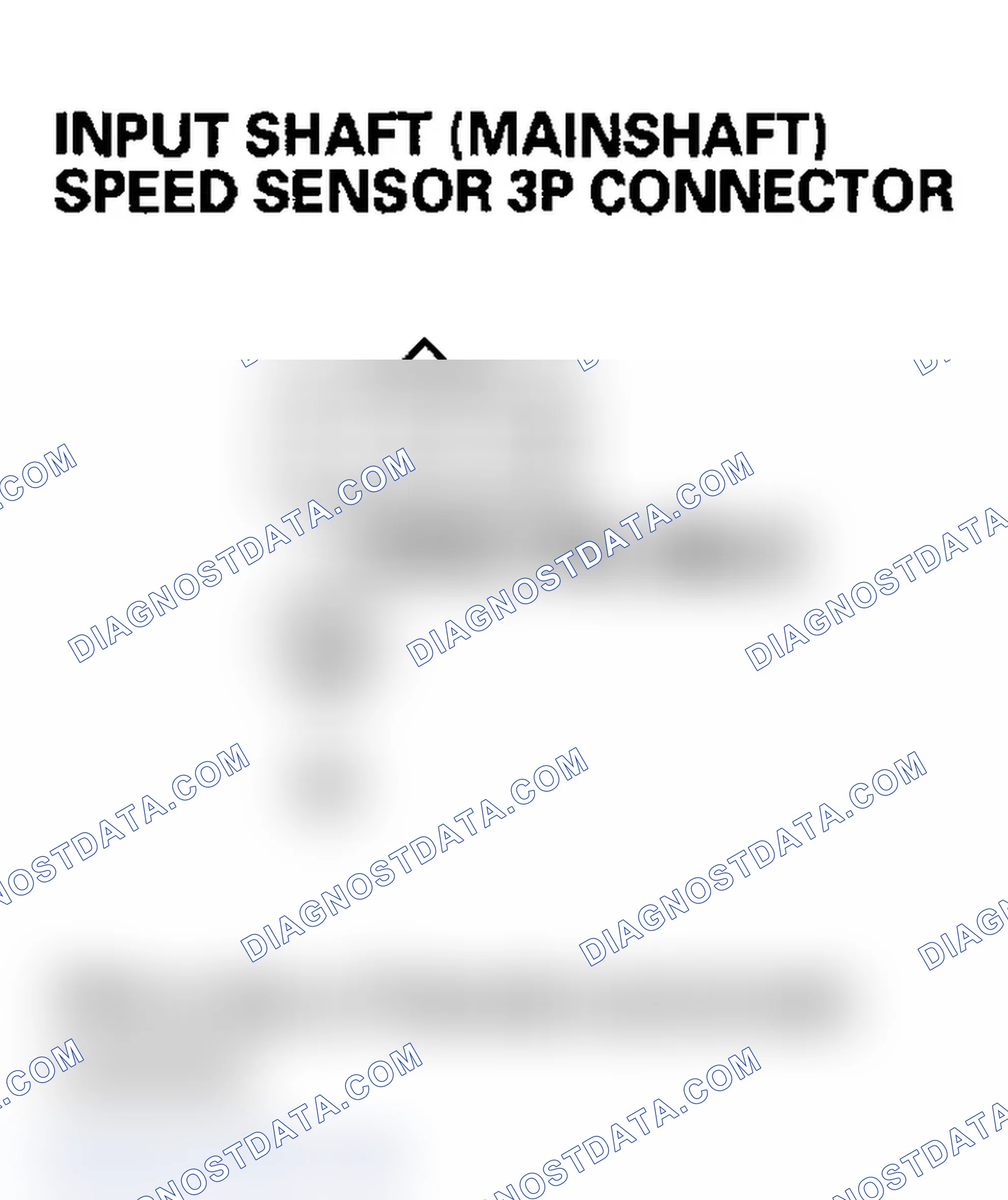 Scheme 166: DTC P0715: Input Shaft (Mainshaft) Speed Sensor Circuit Malfunction (M/T) (2006 Model)