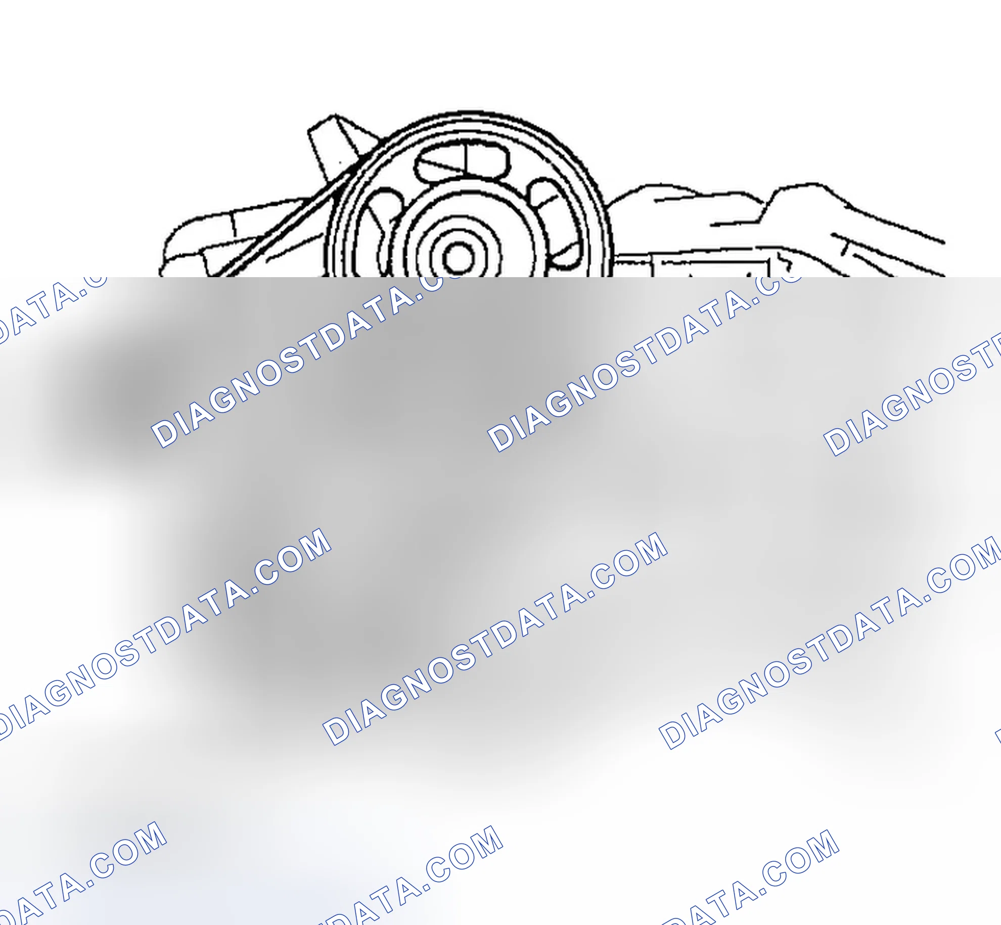 Scheme 118: WATER PUMP DRIVE BELT DISASSEMBLY NOTE